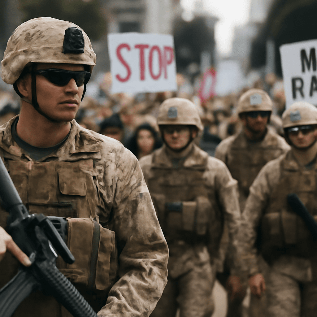 US Deploys 700 Marines to Los Angeles Amid Escalating Immigration Protests US Deploys 700 Marines to Los Angeles Amid Escalating Immigration Protests