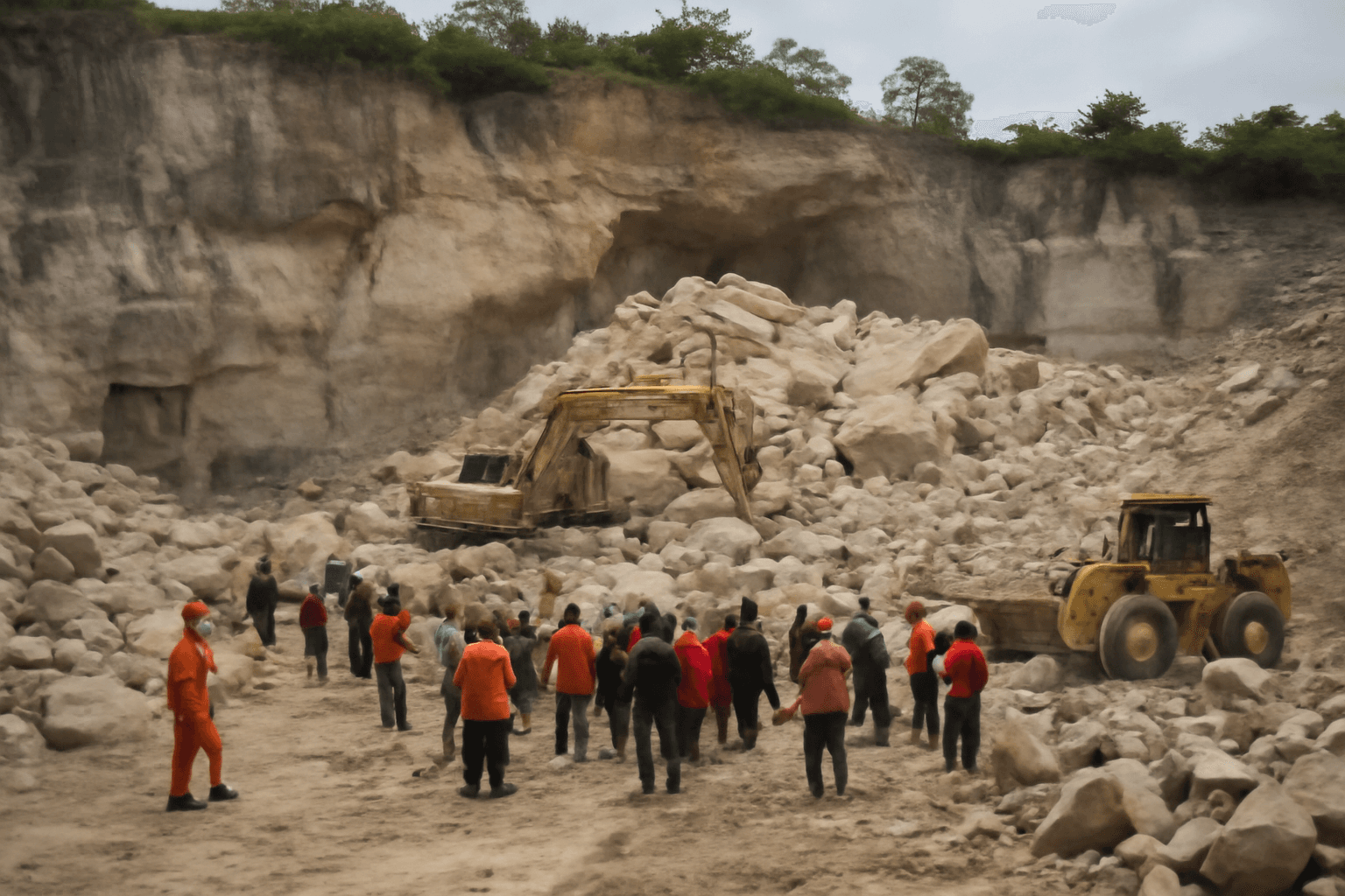 Rock Collapse at West Java Quarry Claims 10 Lives in Indonesia Rock Collapse at West Java Quarry Claims 10 Lives in Indonesia