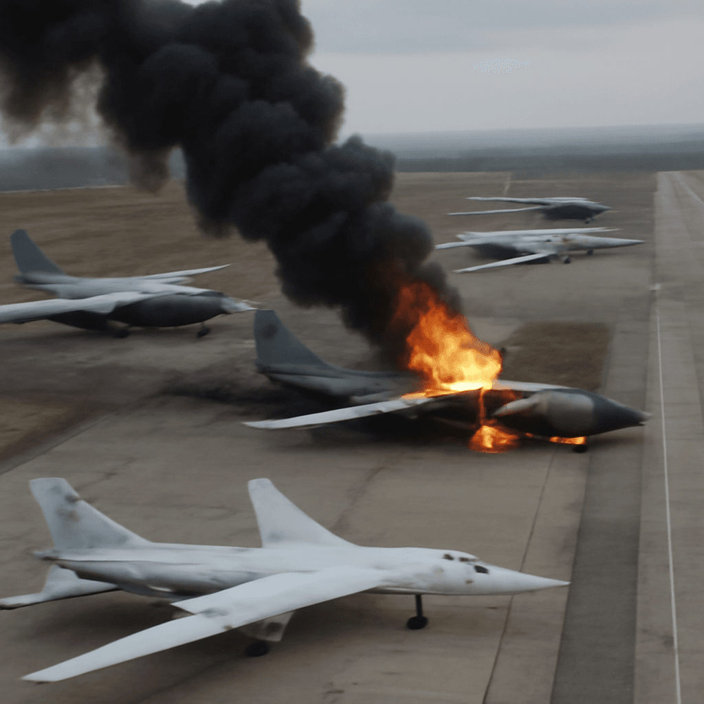 Ukraine's Covert Drone Assault Strikes Five Deep Russian Airbases Ukraine's Covert Drone Assault Strikes Five Deep Russian Airbases