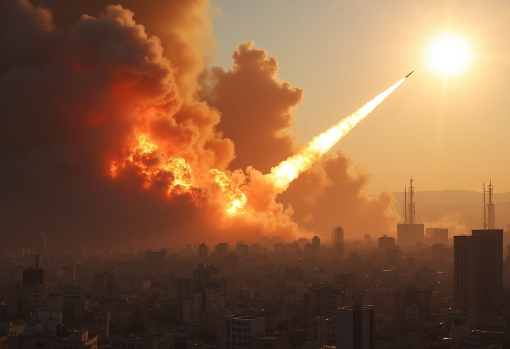 Tel Aviv Hit by Iranian Missiles After US Strikes Iran’s Nuclear Sites Tel Aviv Hit by Iranian Missiles After US Strikes Iran’s Nuclear Sites