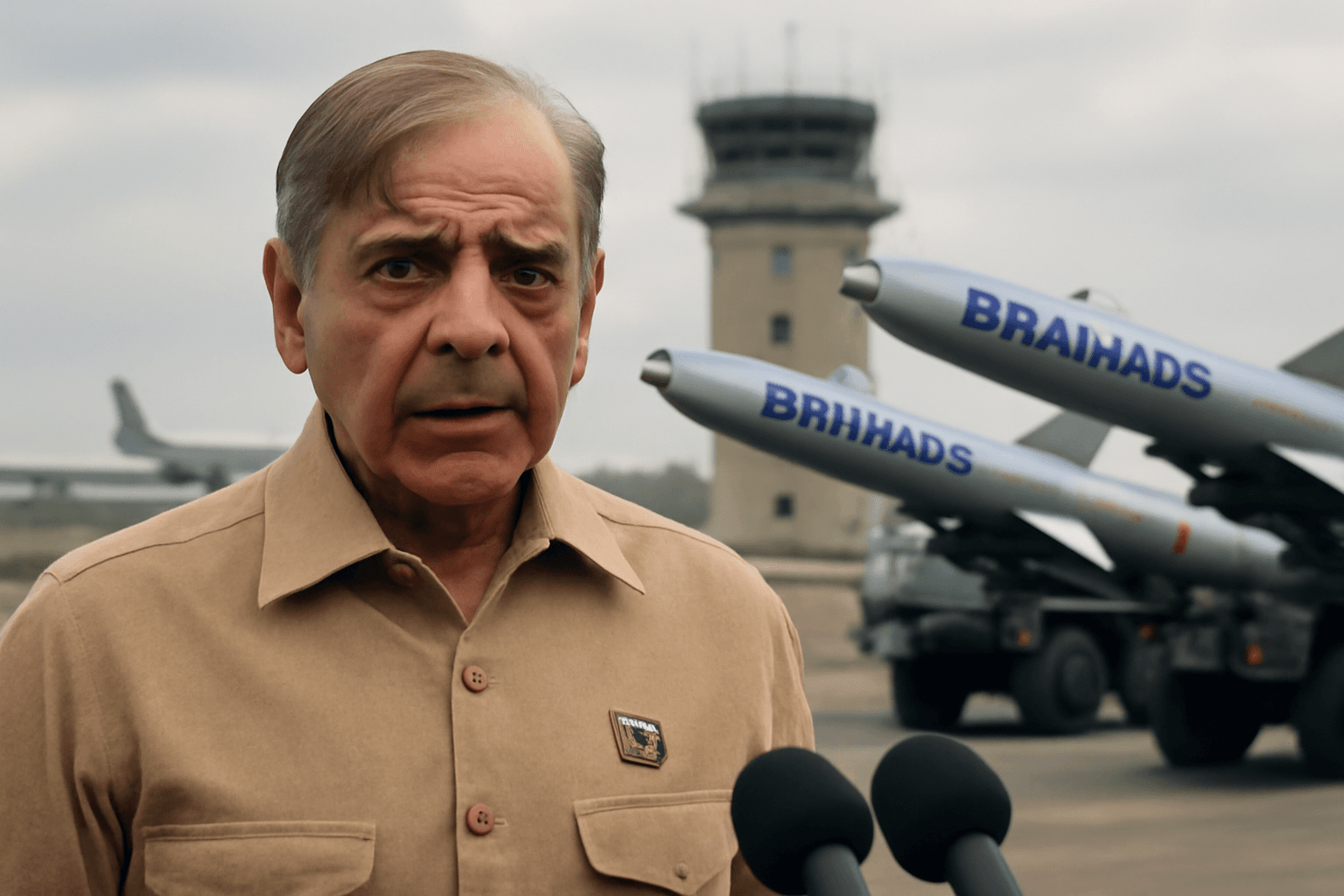 Shehbaz Sharif Acknowledges Indian BrahMos Missile Strikes on Pakistan Airport Shehbaz Sharif Acknowledges Indian BrahMos Missile Strikes on Pakistan Airport