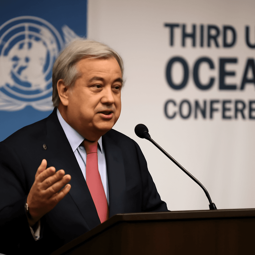 UN Chief Urges Global Leaders to Protect Oceans Amid Crisis UN Chief Urges Global Leaders to Protect Oceans Amid Crisis