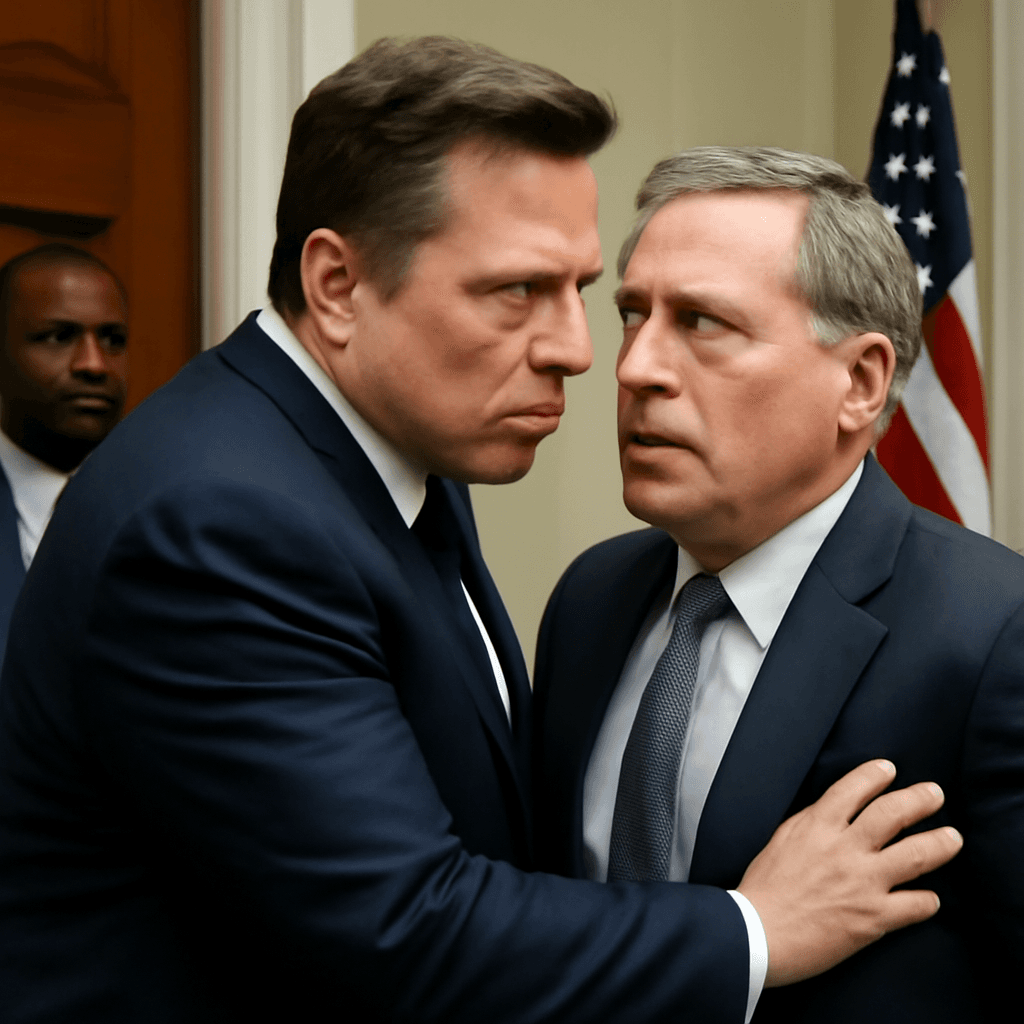 Elon Musk and Treasury Secretary Clash in Physical Altercation at White House Elon Musk and Treasury Secretary Clash in Physical Altercation at White House
