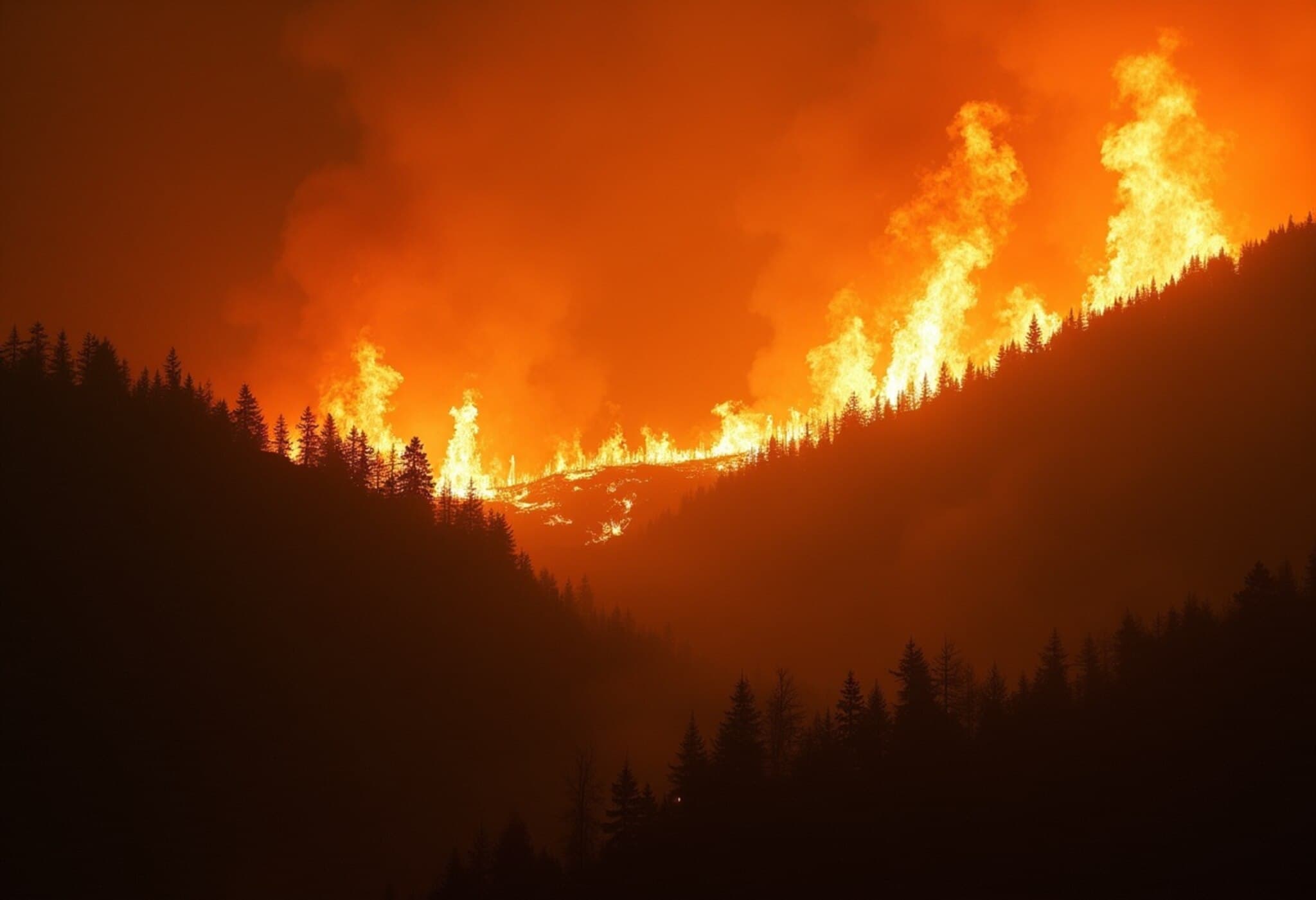 Spain Battles Severe Wildfires Amid Heatwave, Nearly Entire Country at Risk Spain Battles Severe Wildfires Amid Heatwave, Nearly Entire Country at Risk