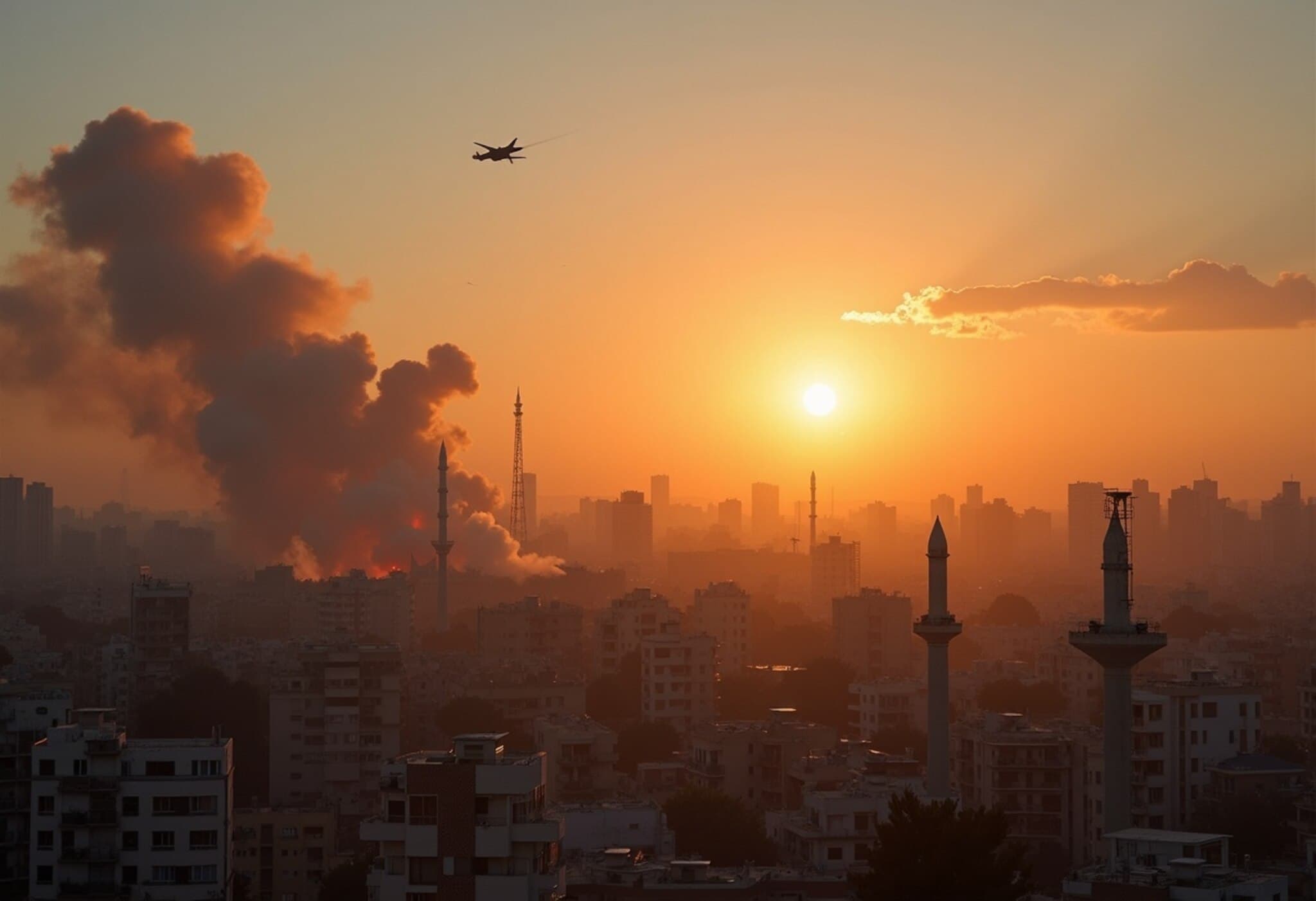 Israel and Iran Exchange Missiles as Sirens Sound in Jerusalem Israel and Iran Exchange Missiles as Sirens Sound in Jerusalem