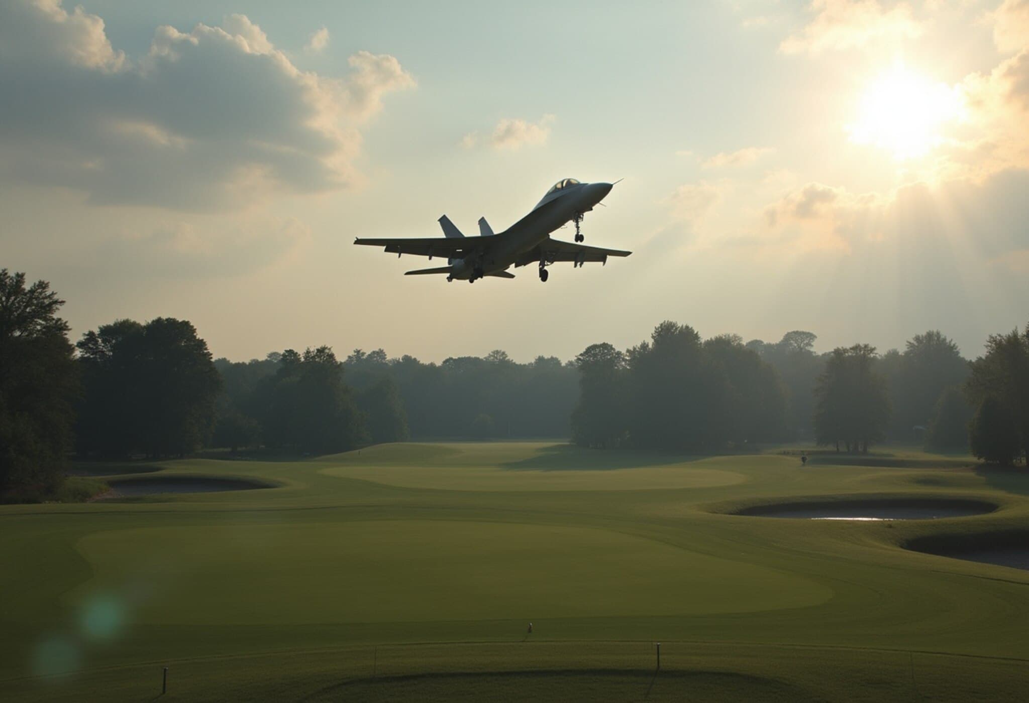 Military Jets Intercept Civilian Plane Intruding near Trump Golf Club No-Fly Zone Military Jets Intercept Civilian Plane Intruding near Trump Golf Club No-Fly Zone