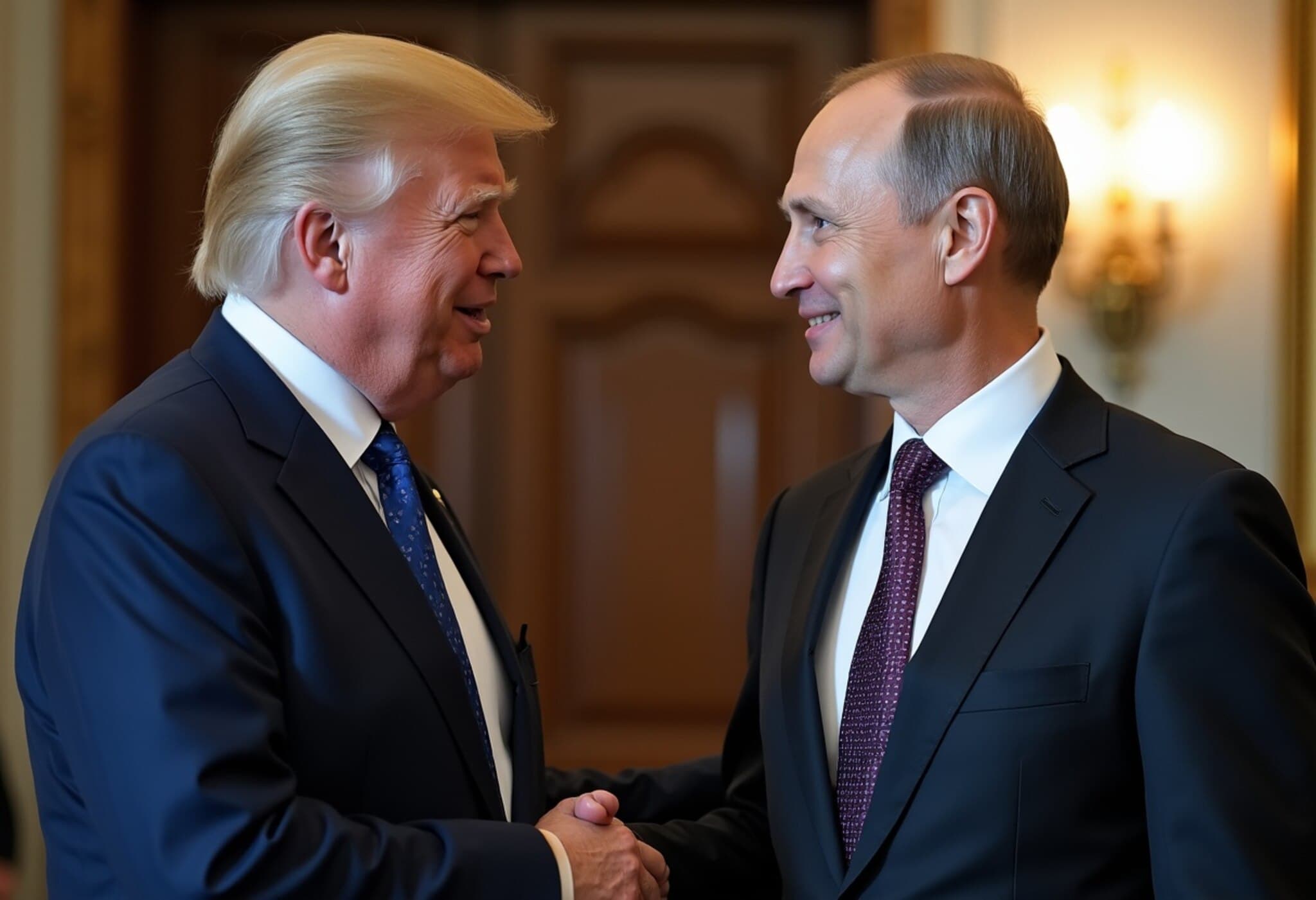 Trump Announces Plans for Putin-Zelenskyy Meeting by August-End to Advance Ukraine Peace Trump Announces Plans for Putin-Zelenskyy Meeting by August-End to Advance Ukraine Peace