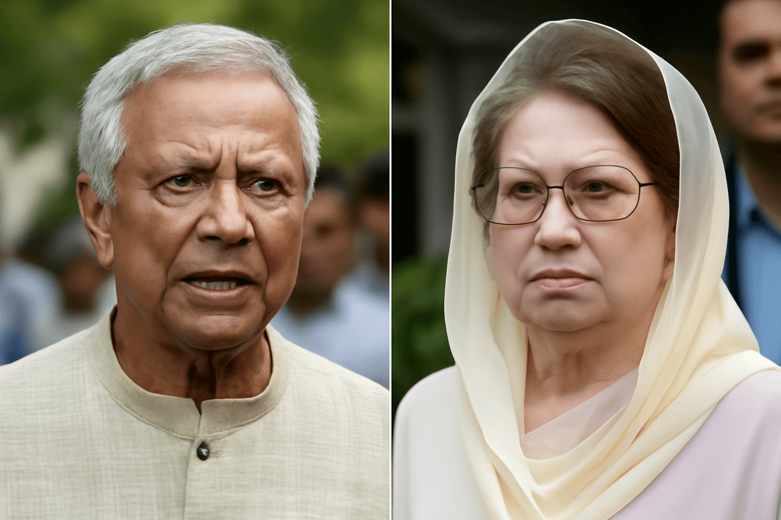 Bangladesh Election Standoff: Yunus and Khaleda Zia Clash Over Poll Date Bangladesh Election Standoff: Yunus and Khaleda Zia Clash Over Poll Date