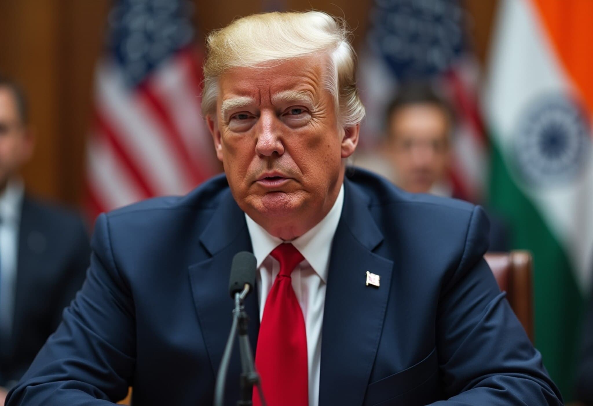 Trump Threatens Higher Tariffs on India Over Russian Oil, New Delhi Stands Firm Trump Threatens Higher Tariffs on India Over Russian Oil, New Delhi Stands Firm