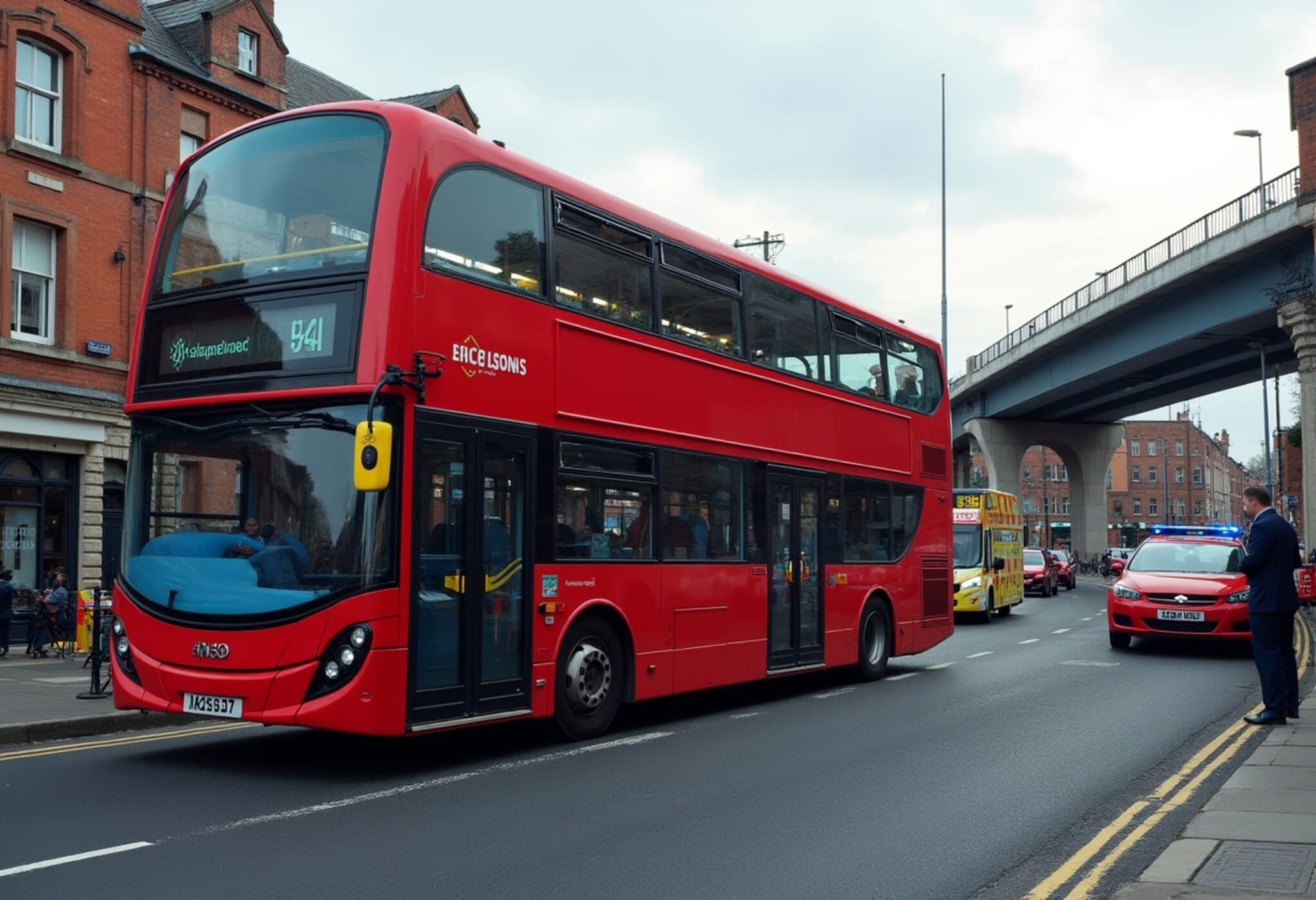 Double-Decker Bus Roof Torn Off in Greater Manchester Bridge Crash; 15 Injured Double-Decker Bus Roof Torn Off in Greater Manchester Bridge Crash; 15 Injured