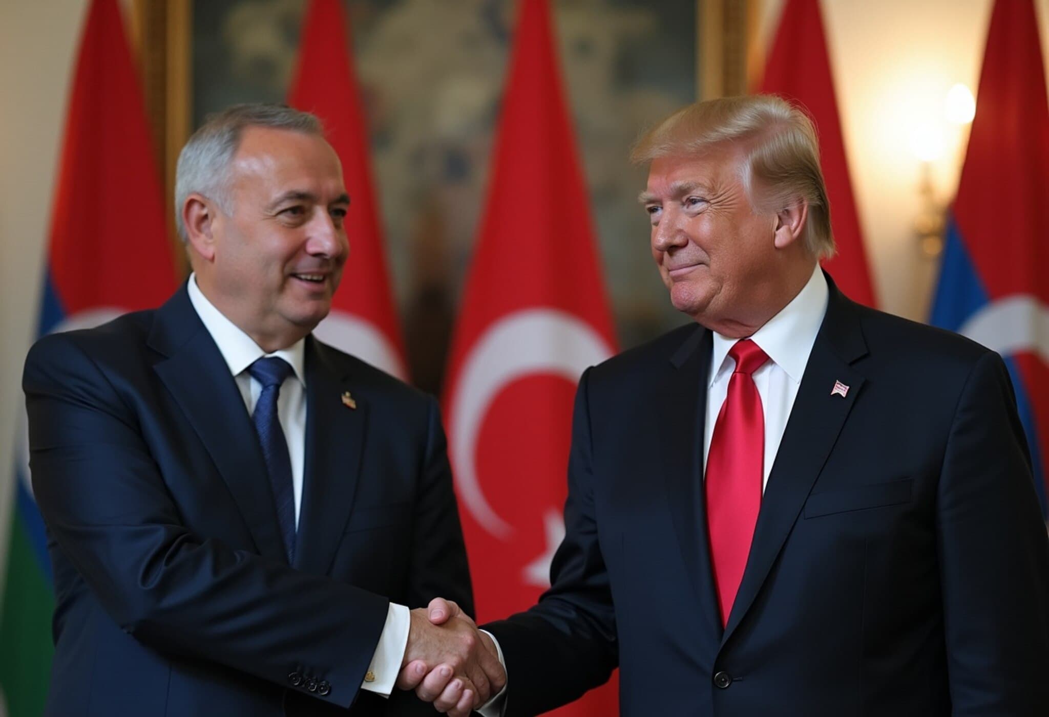 Trump Hosts Armenia and Azerbaijan Leaders to Broker Nagorno-Karabakh Peace Deal Trump Hosts Armenia and Azerbaijan Leaders to Broker Nagorno-Karabakh Peace Deal
