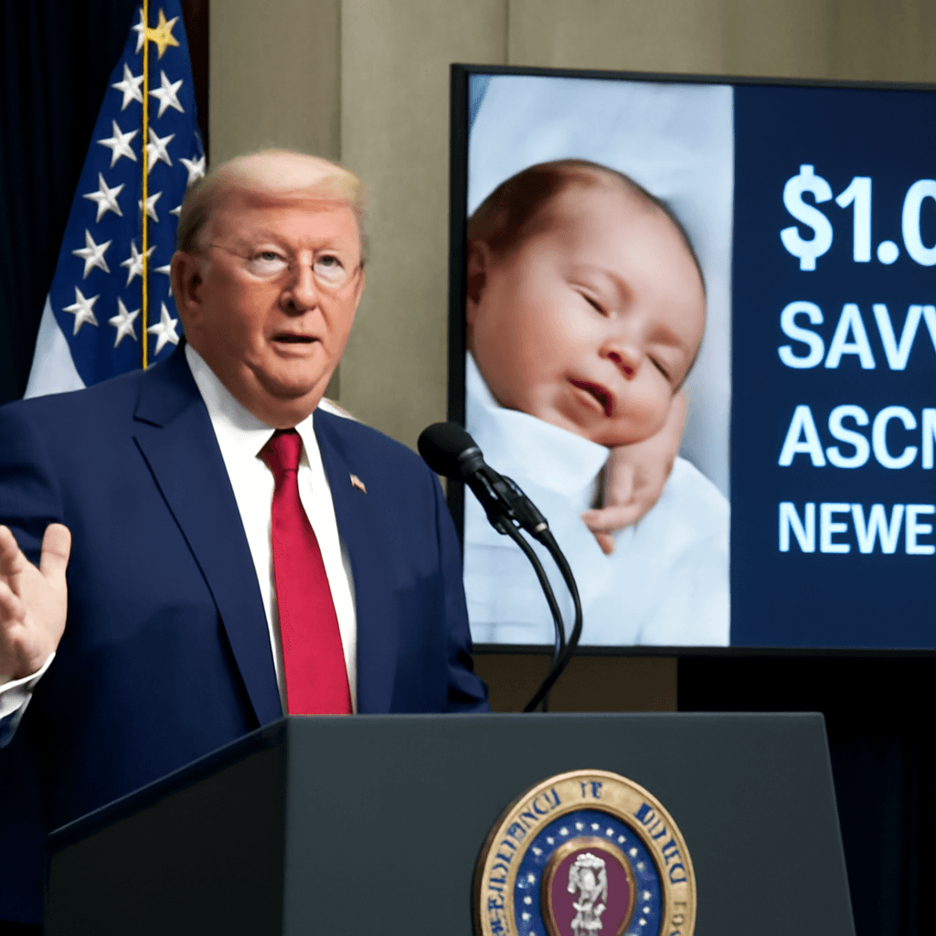 US Unveils $1,000 Government-Funded 'Trump Savings Accounts' for Newborns US Unveils $1,000 Government-Funded 'Trump Savings Accounts' for Newborns