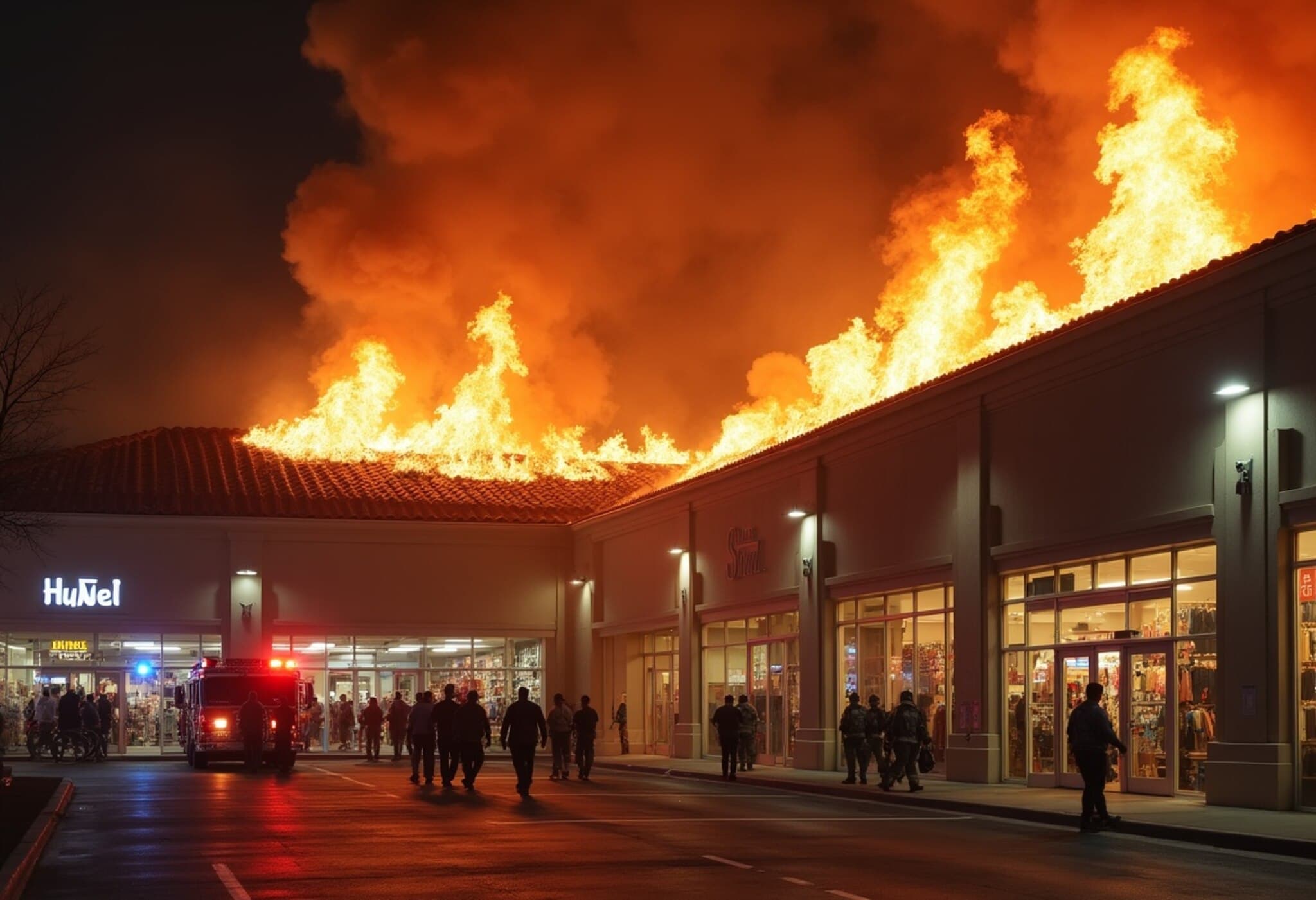 Fort Worth's Hulen Mall Fire Leaves 30-Foot Hole in Roof, No Injuries Reported Fort Worth's Hulen Mall Fire Leaves 30-Foot Hole in Roof, No Injuries Reported