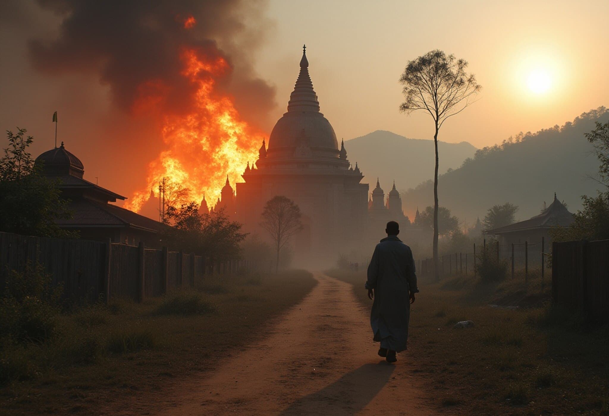 Airstrike on Buddhist Monastery in Myanmar Kills at Least 23 Amid Ongoing Conflict Airstrike on Buddhist Monastery in Myanmar Kills at Least 23 Amid Ongoing Conflict