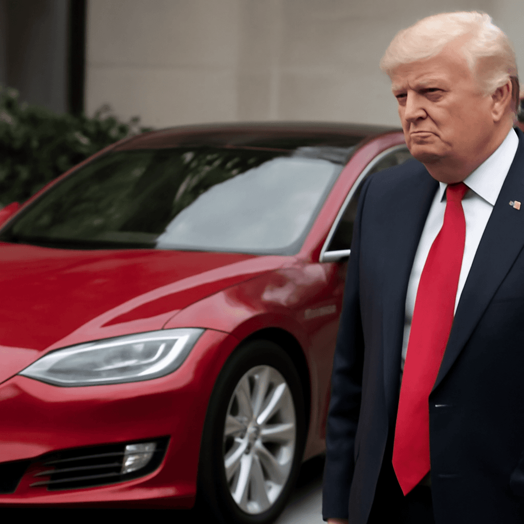 Trump Considers Selling Red Tesla Amid Fallout with Elon Musk Trump Considers Selling Red Tesla Amid Fallout with Elon Musk