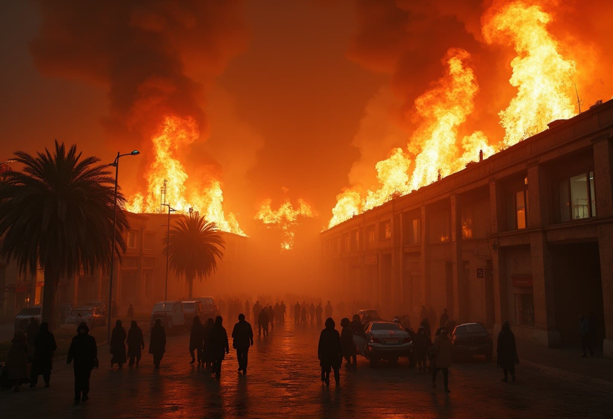 Tragic Fire at Iraq’s Al-Kut Mall Claims 60 Lives; Investigation Underway Tragic Fire at Iraq’s Al-Kut Mall Claims 60 Lives; Investigation Underway