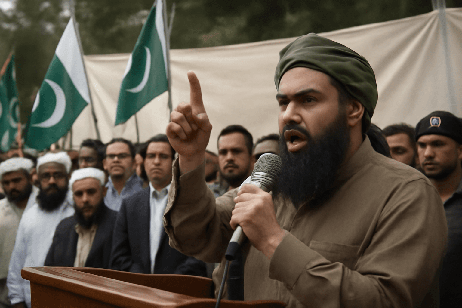 Lashkar-e-Taiba Commander Saifullah Kasuri Holds Rally in Lahore, Criticizes PM Modi Lashkar-e-Taiba Commander Saifullah Kasuri Holds Rally in Lahore, Criticizes PM Modi