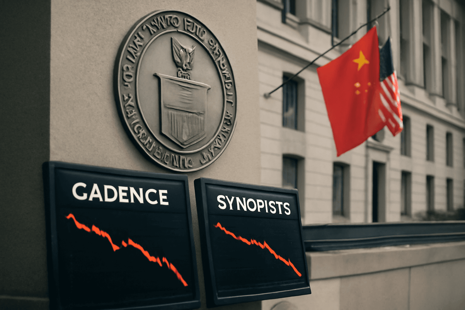 Chip Software Stocks Drop as U.S. Halts Sales to China Amid Trade Tensions Chip Software Stocks Drop as U.S. Halts Sales to China Amid Trade Tensions