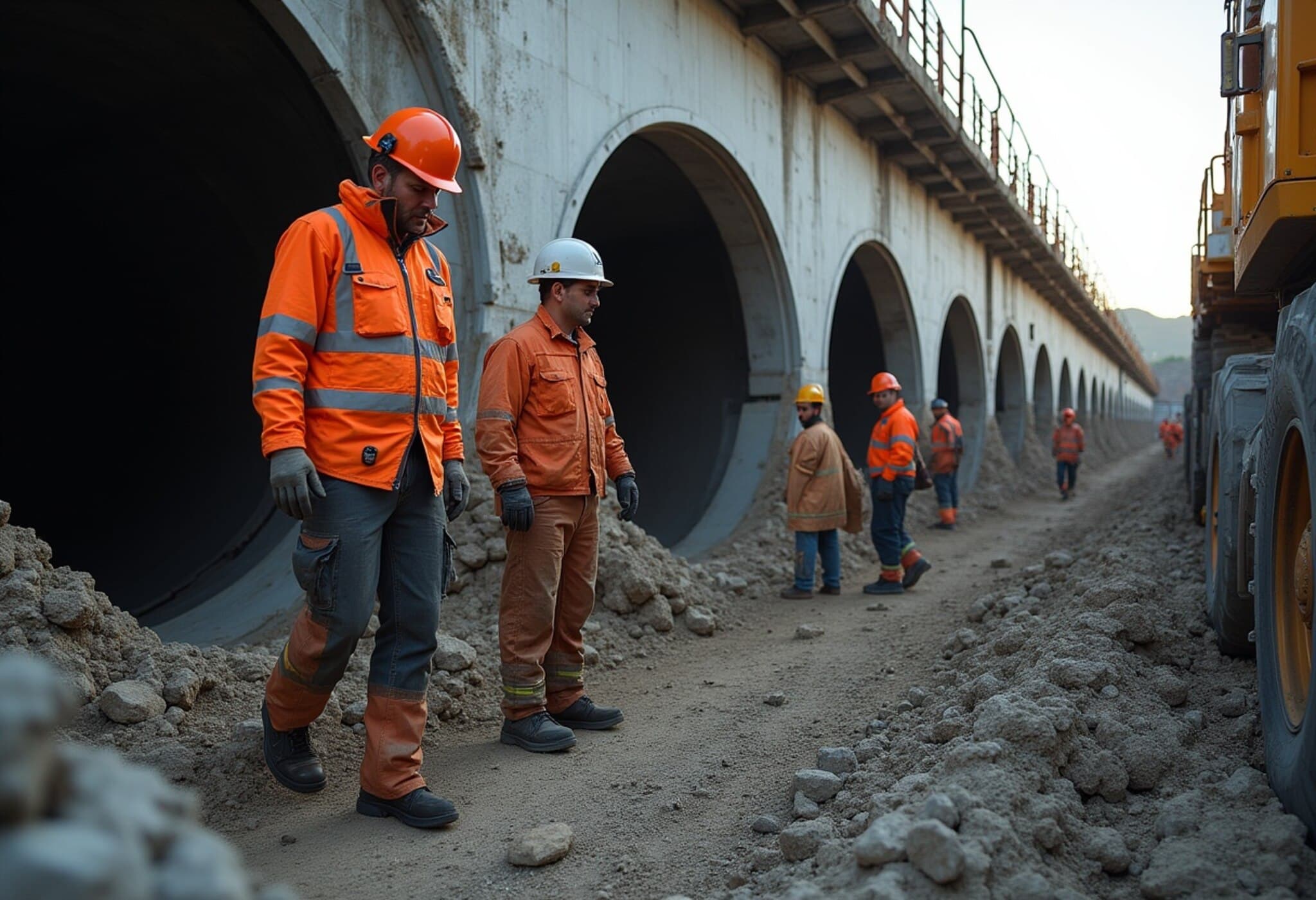 31 Workers Rescued After Wilmington Tunnel Collapse in Los Angeles 31 Workers Rescued After Wilmington Tunnel Collapse in Los Angeles