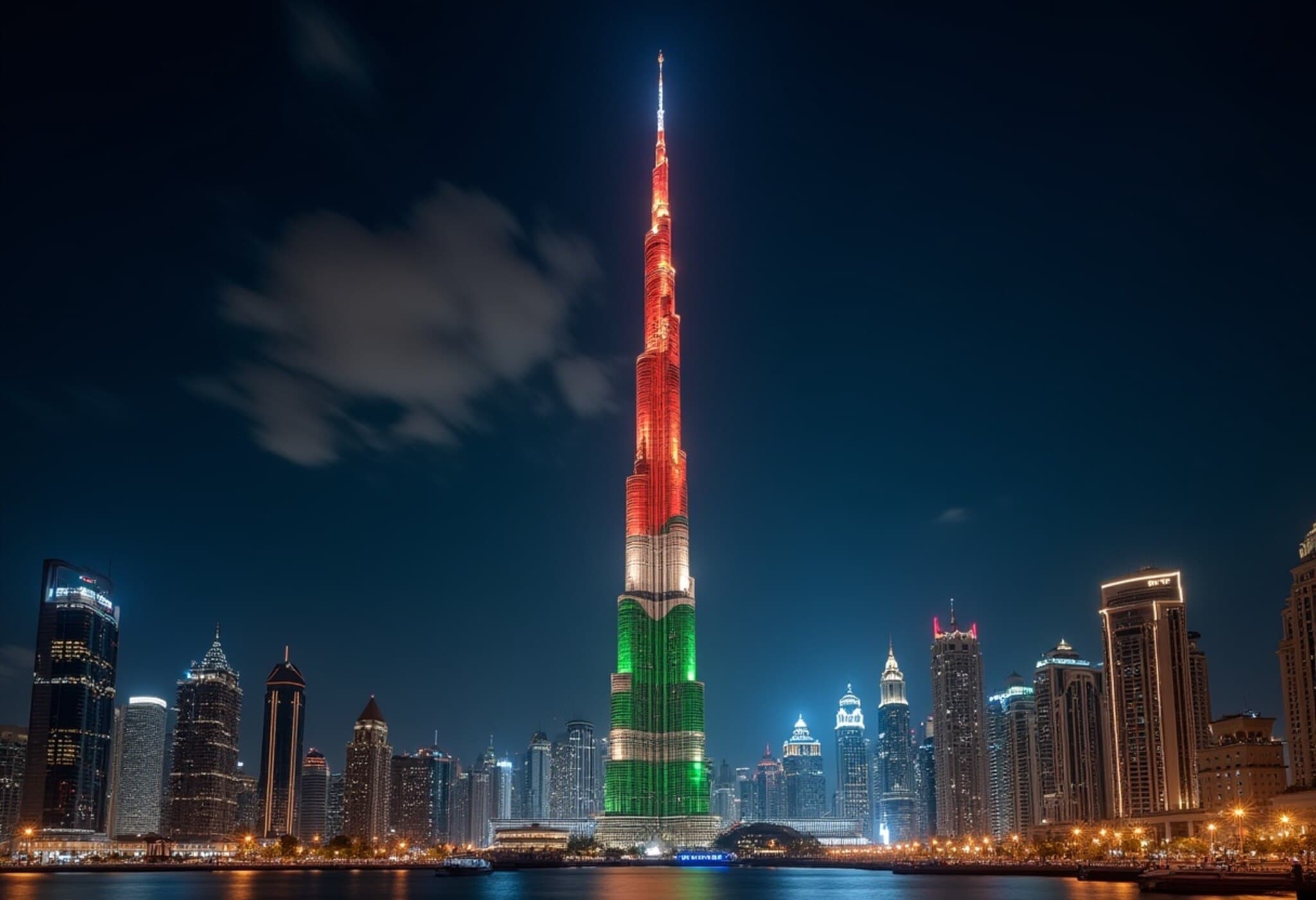 Burj Khalifa to Shine in Indian Tricolour on 79th Independence Day Celebration Burj Khalifa to Shine in Indian Tricolour on 79th Independence Day Celebration