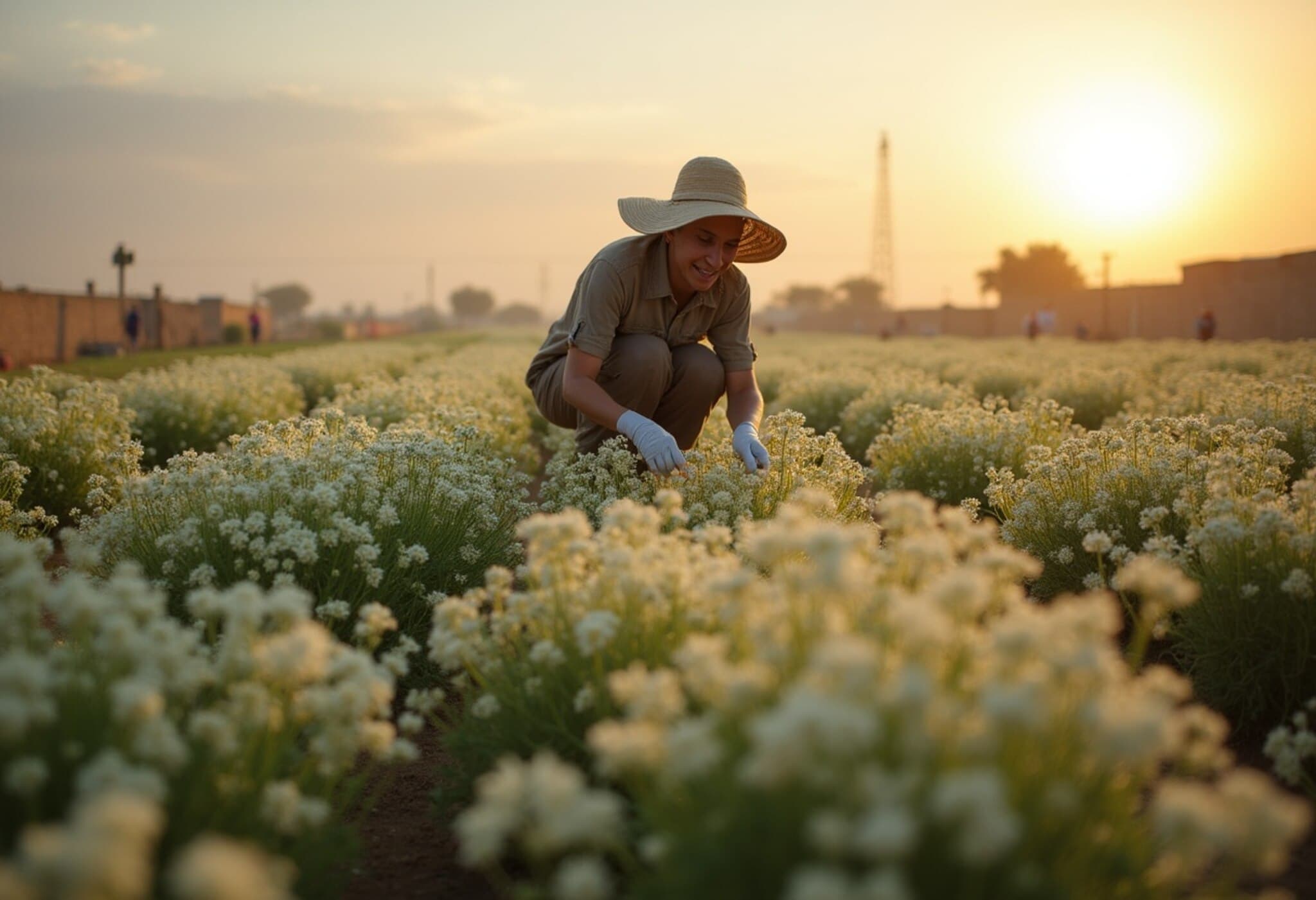 Egyptian Jasmine Farmers Battle Climate Change Threat to Global Perfume Supply Egyptian Jasmine Farmers Battle Climate Change Threat to Global Perfume Supply