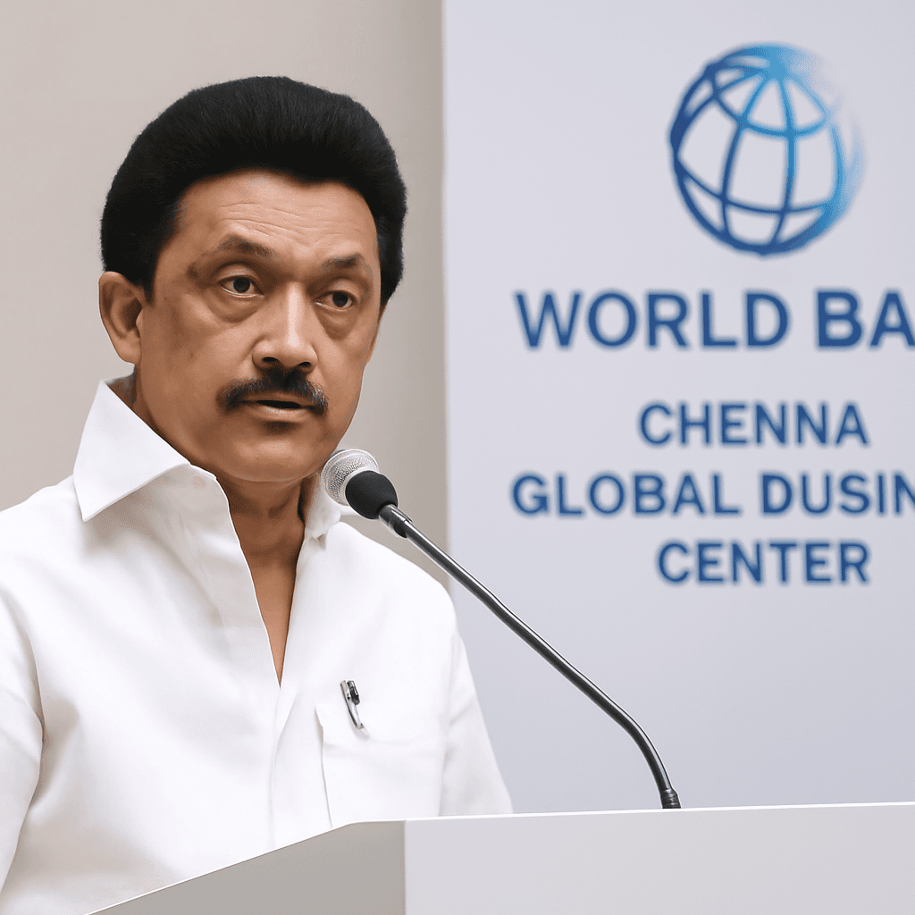 Tamil Nadu CM Highlights High Loan Rates, Seeks World Bank Backing for Development Tamil Nadu CM Highlights High Loan Rates, Seeks World Bank Backing for Development