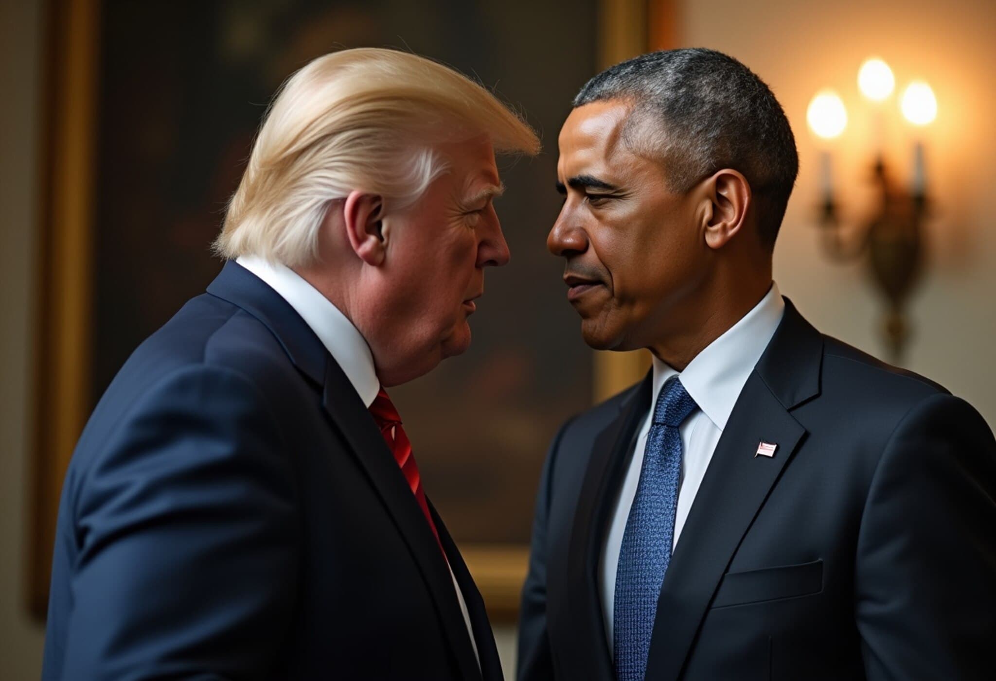Obama Denounces Trump’s Treason Claims as ‘Bizarre’ and ‘Ridiculous’ Amid Election Interference Debate Obama Denounces Trump’s Treason Claims as ‘Bizarre’ and ‘Ridiculous’ Amid Election Interference Debate