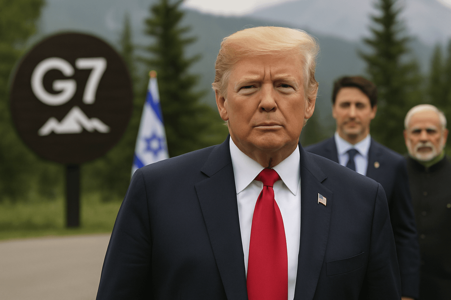 Trump Returns to G7 Summit Amid Rising Israel-Iran Conflict Trump Returns to G7 Summit Amid Rising Israel-Iran Conflict