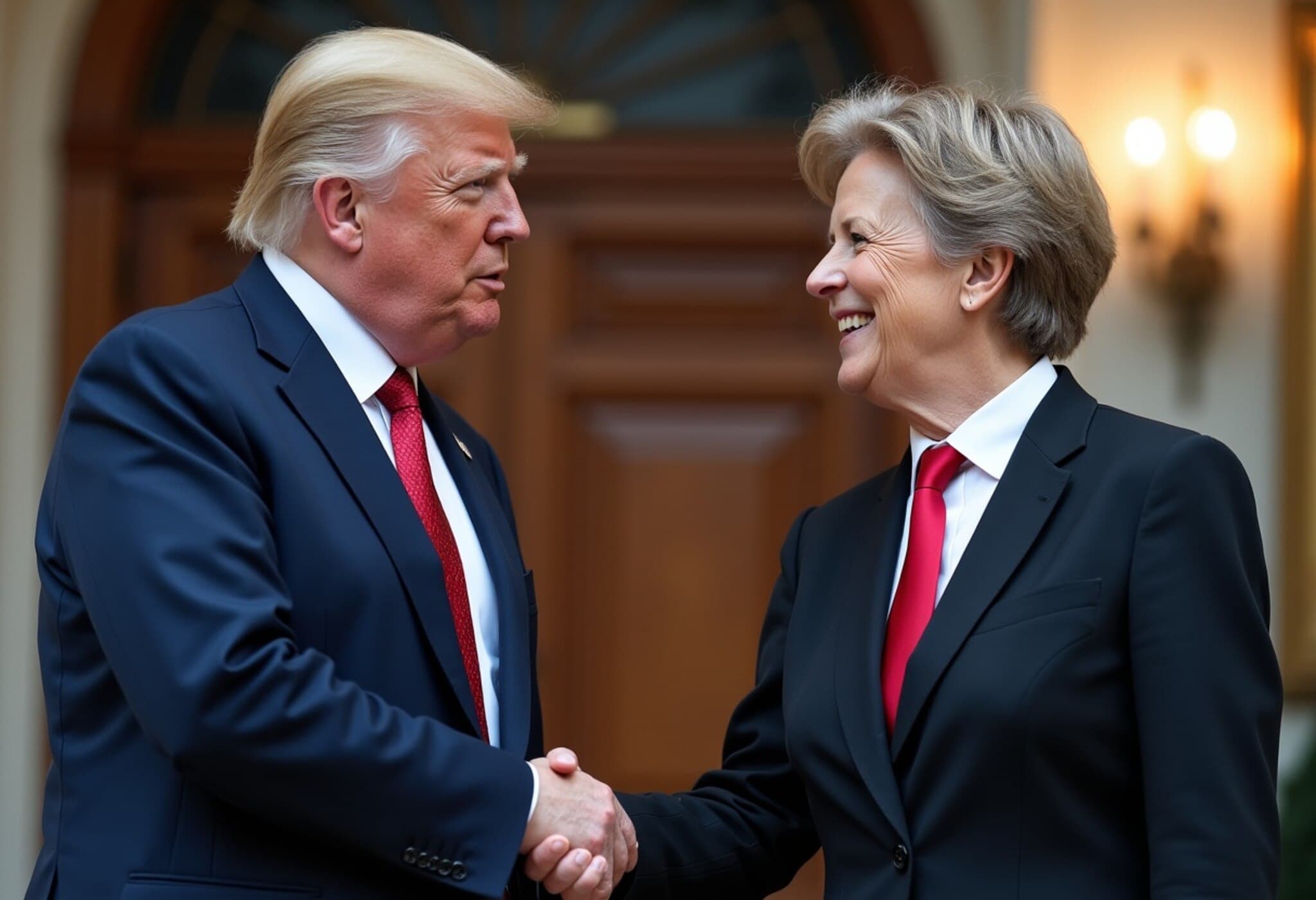 Trump and von der Leyen Meet to Forge Critical US-EU Trade Deal Amid Tariff Tensions Trump and von der Leyen Meet to Forge Critical US-EU Trade Deal Amid Tariff Tensions