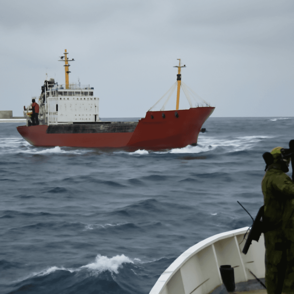 Chinese Ship Runs Aground Near Philippine Outpost Amid Storm in South China Sea Chinese Ship Runs Aground Near Philippine Outpost Amid Storm in South China Sea