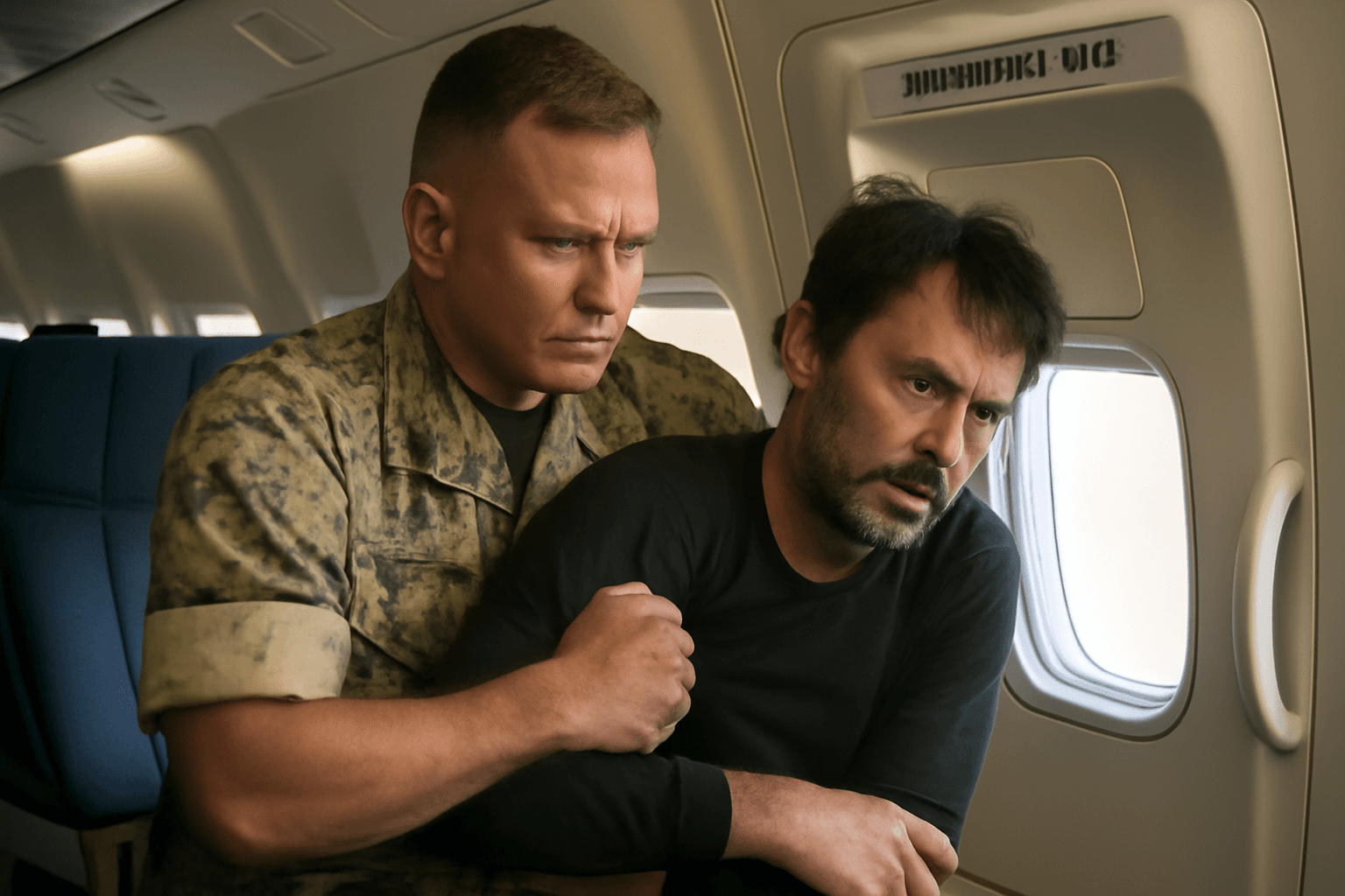 Heroic US Marine Stops Passenger Trying to Open Plane Door Mid-Flight Heroic US Marine Stops Passenger Trying to Open Plane Door Mid-Flight