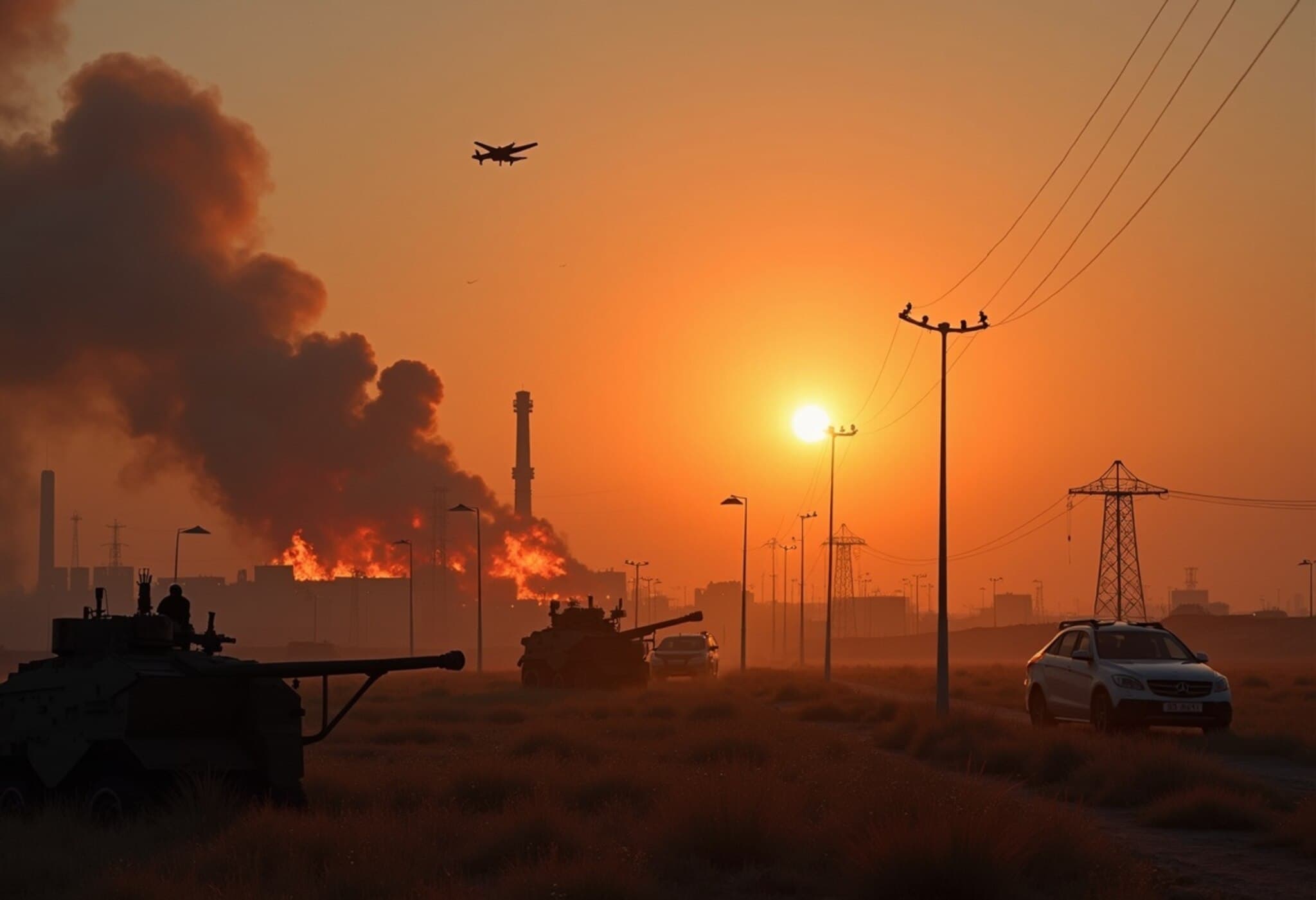 Israeli Strikes Ignite Fires Across Tehran, Target Oil Depot and Defense Ministry Israeli Strikes Ignite Fires Across Tehran, Target Oil Depot and Defense Ministry