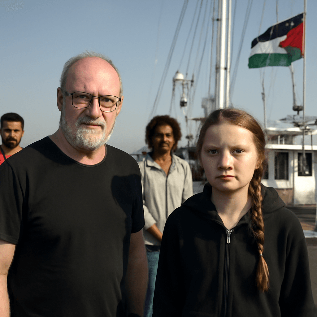 Liam Cunningham and Greta Thunberg Set Sail to Deliver Aid to Gaza Amid Food Crisis Liam Cunningham and Greta Thunberg Set Sail to Deliver Aid to Gaza Amid Food Crisis