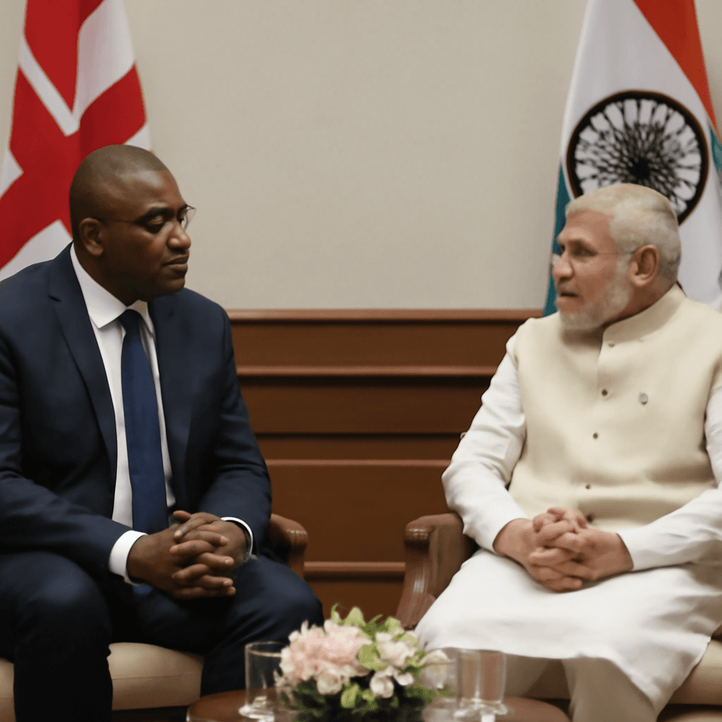 UK Foreign Secretary David Lammy Visits India to Boost Bilateral Relations UK Foreign Secretary David Lammy Visits India to Boost Bilateral Relations