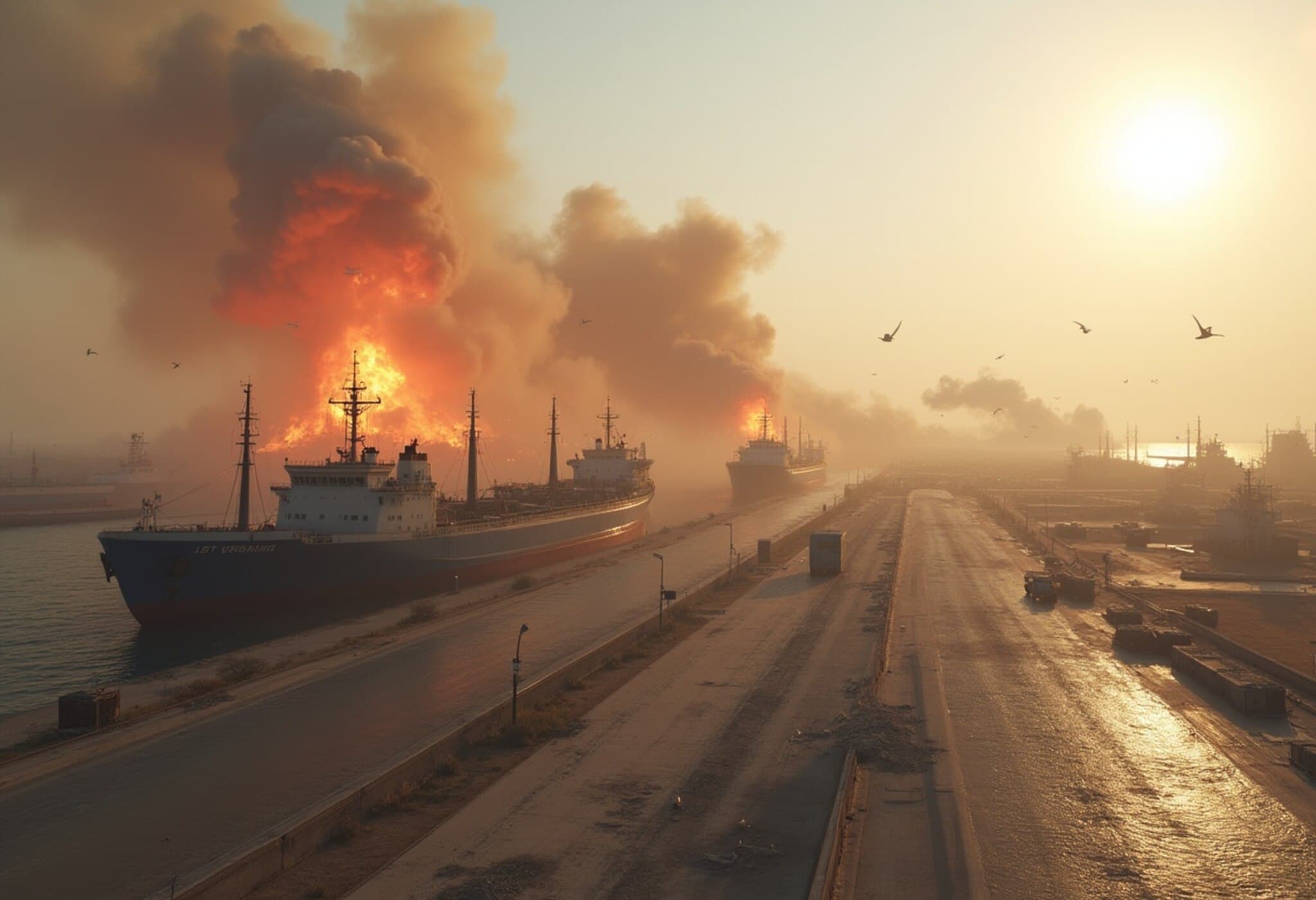 Israel Strikes Yemen’s Hodeidah Port, Signaling Warning to Houthi Rebels Israel Strikes Yemen’s Hodeidah Port, Signaling Warning to Houthi Rebels