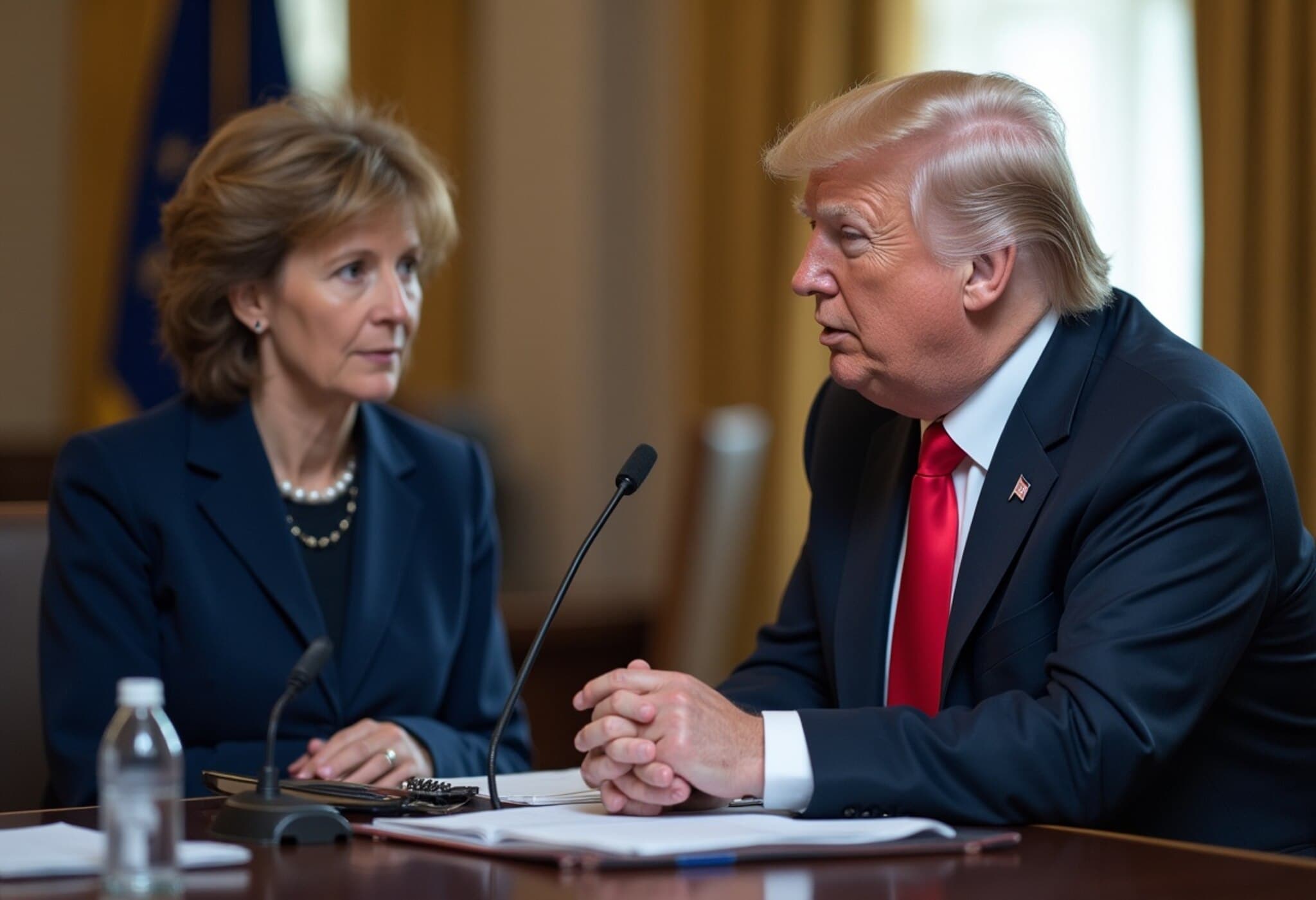 EU Chief von der Leyen Meets Trump in Scotland Amid Crucial Trade Talks EU Chief von der Leyen Meets Trump in Scotland Amid Crucial Trade Talks