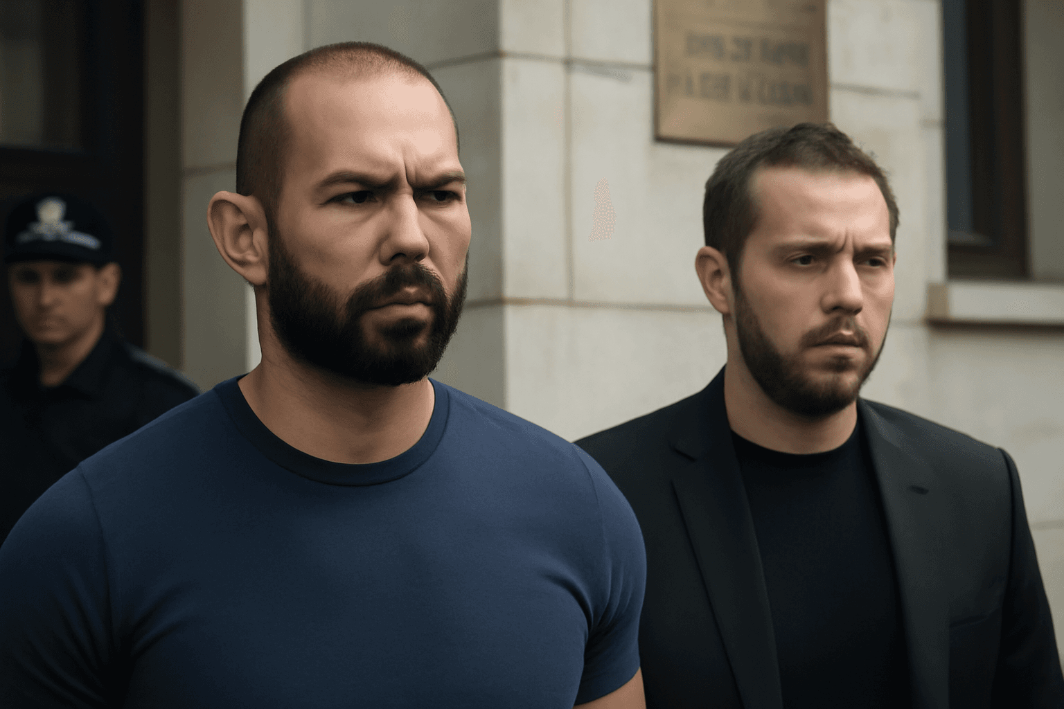 Brothers Andrew and Tristan Tate Charged with Rape and Trafficking in UK Brothers Andrew and Tristan Tate Charged with Rape and Trafficking in UK