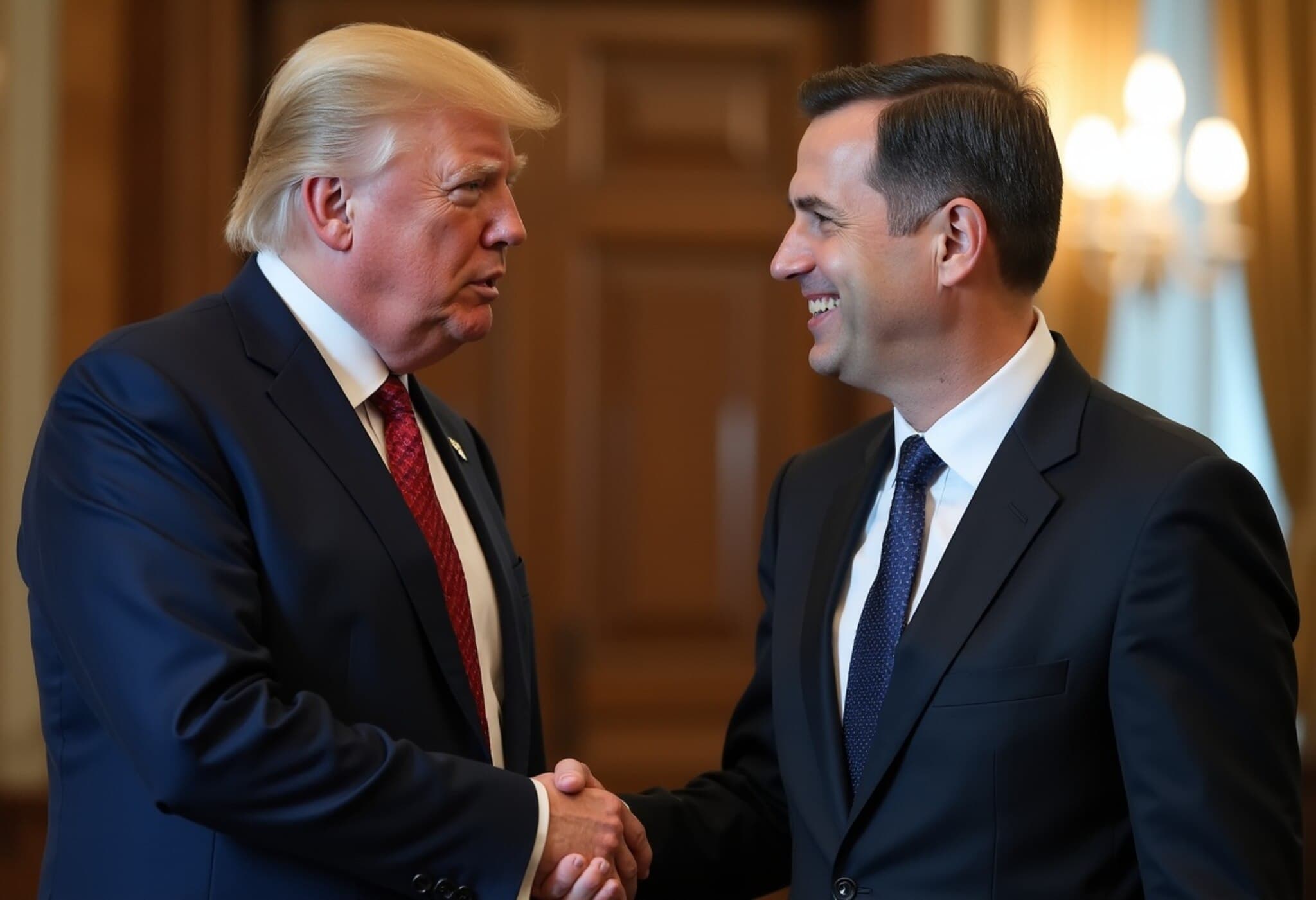 Trump Praises Zelensky After Meeting Despite Past Tensions Trump Praises Zelensky After Meeting Despite Past Tensions