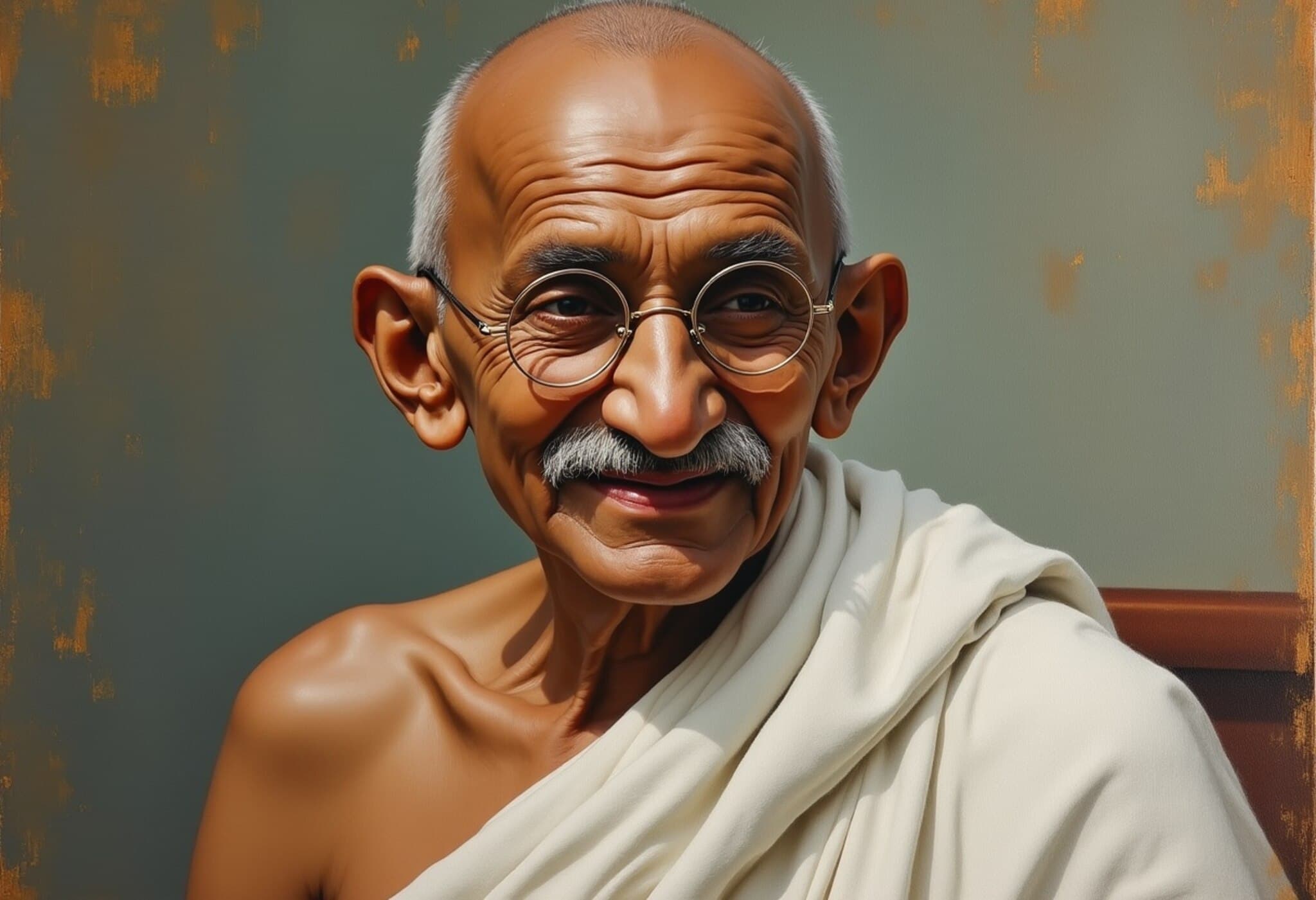 Historic Gandhi Oil Portrait Sells for ₹1.6 Crore at London Auction Historic Gandhi Oil Portrait Sells for ₹1.6 Crore at London Auction