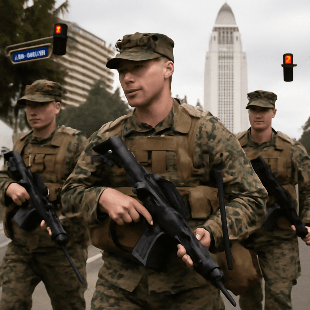 US Deploys 700 Marines to Los Angeles Amid Intense Immigration Protests US Deploys 700 Marines to Los Angeles Amid Intense Immigration Protests
