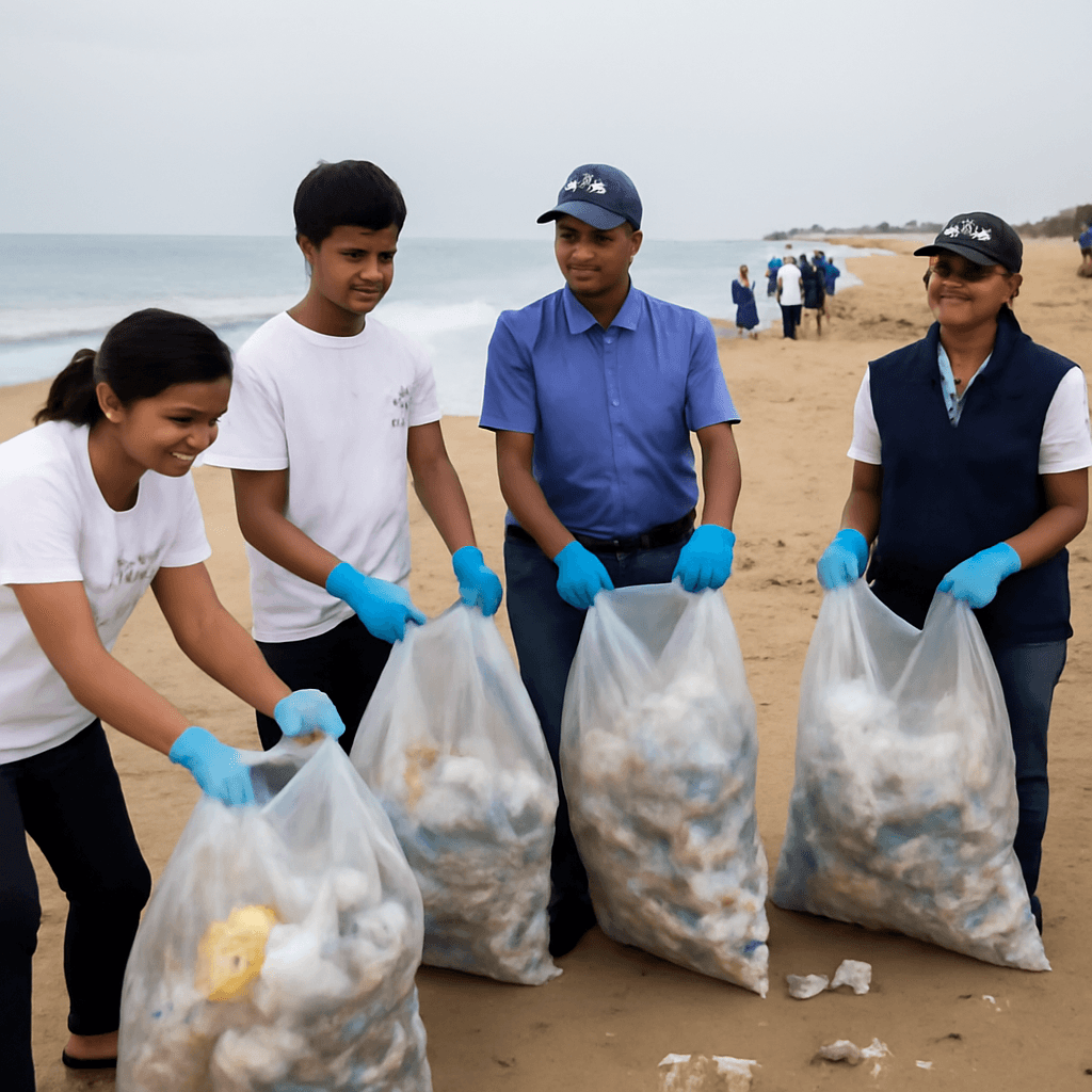 Volunteers Unite for Major Beach Clean-Up Drives on World Oceans Day Volunteers Unite for Major Beach Clean-Up Drives on World Oceans Day