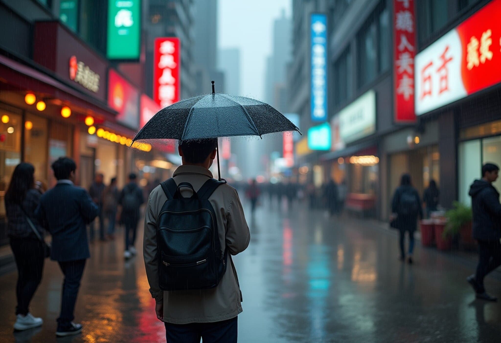 Hong Kong Faces Historic Black Rainstorm, Disrupting Flights and Public Services Hong Kong Faces Historic Black Rainstorm, Disrupting Flights and Public Services