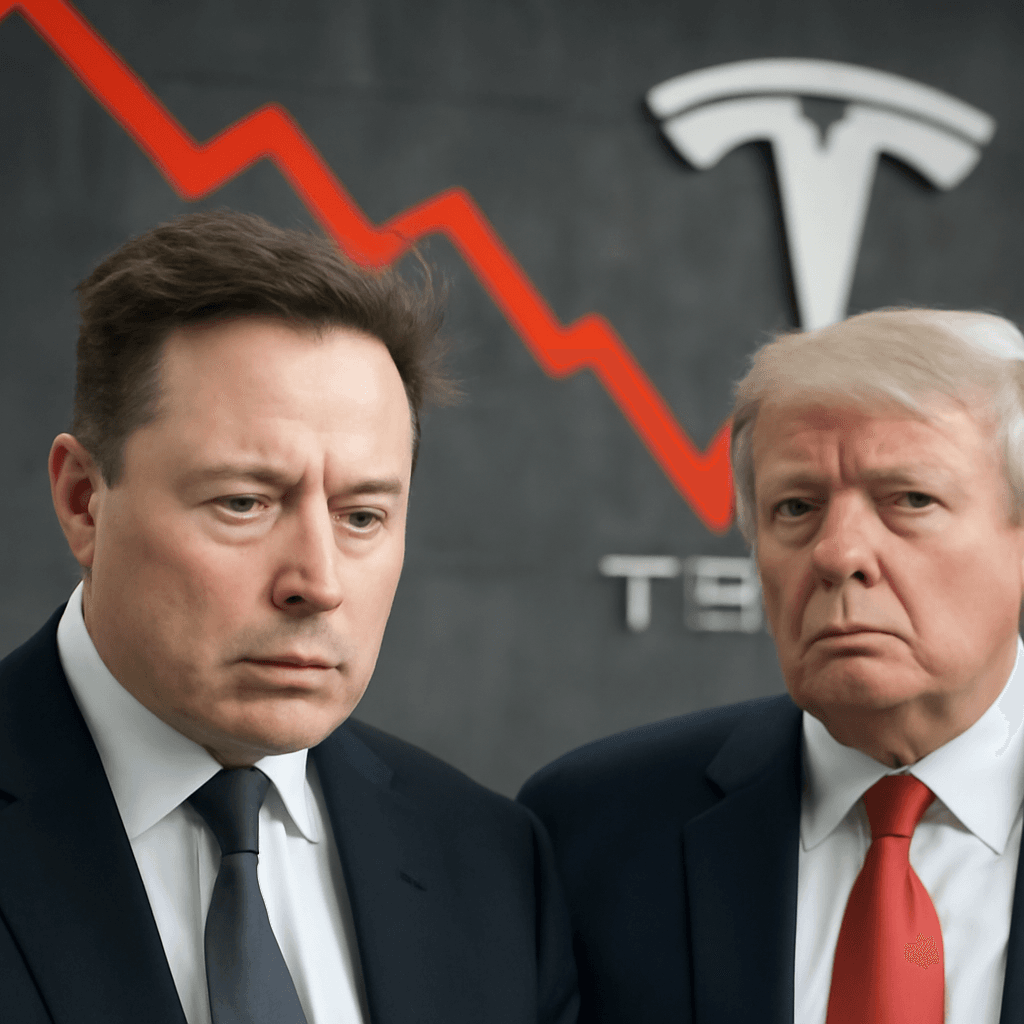 Tesla Stock Plummets $380 Billion Amid Trump-Musk Political Fallout in 2025 Tesla Stock Plummets $380 Billion Amid Trump-Musk Political Fallout in 2025