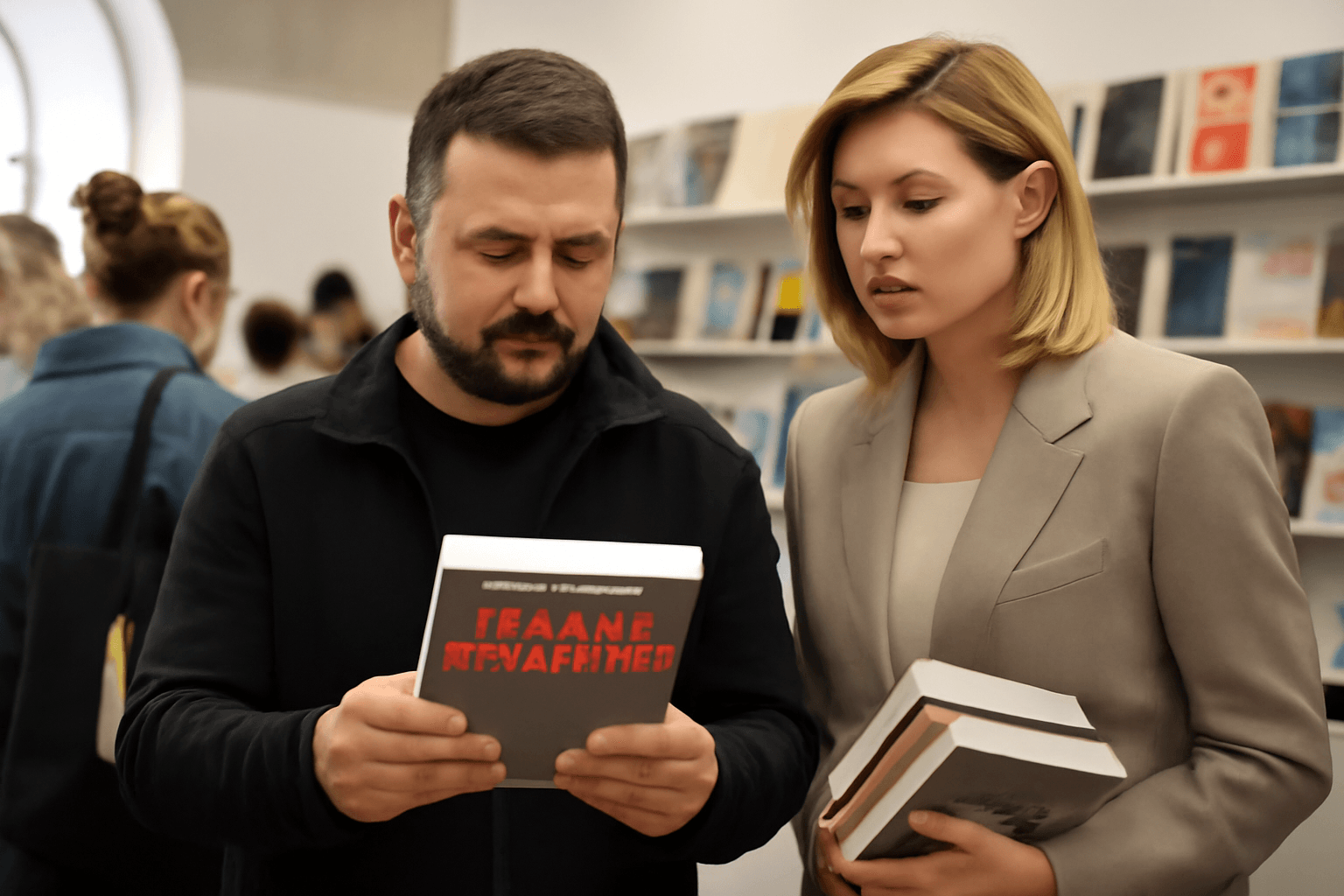Zelensky’s Book Choice at Kyiv Fair Sparks Interest Amid Russia Conflict Zelensky’s Book Choice at Kyiv Fair Sparks Interest Amid Russia Conflict