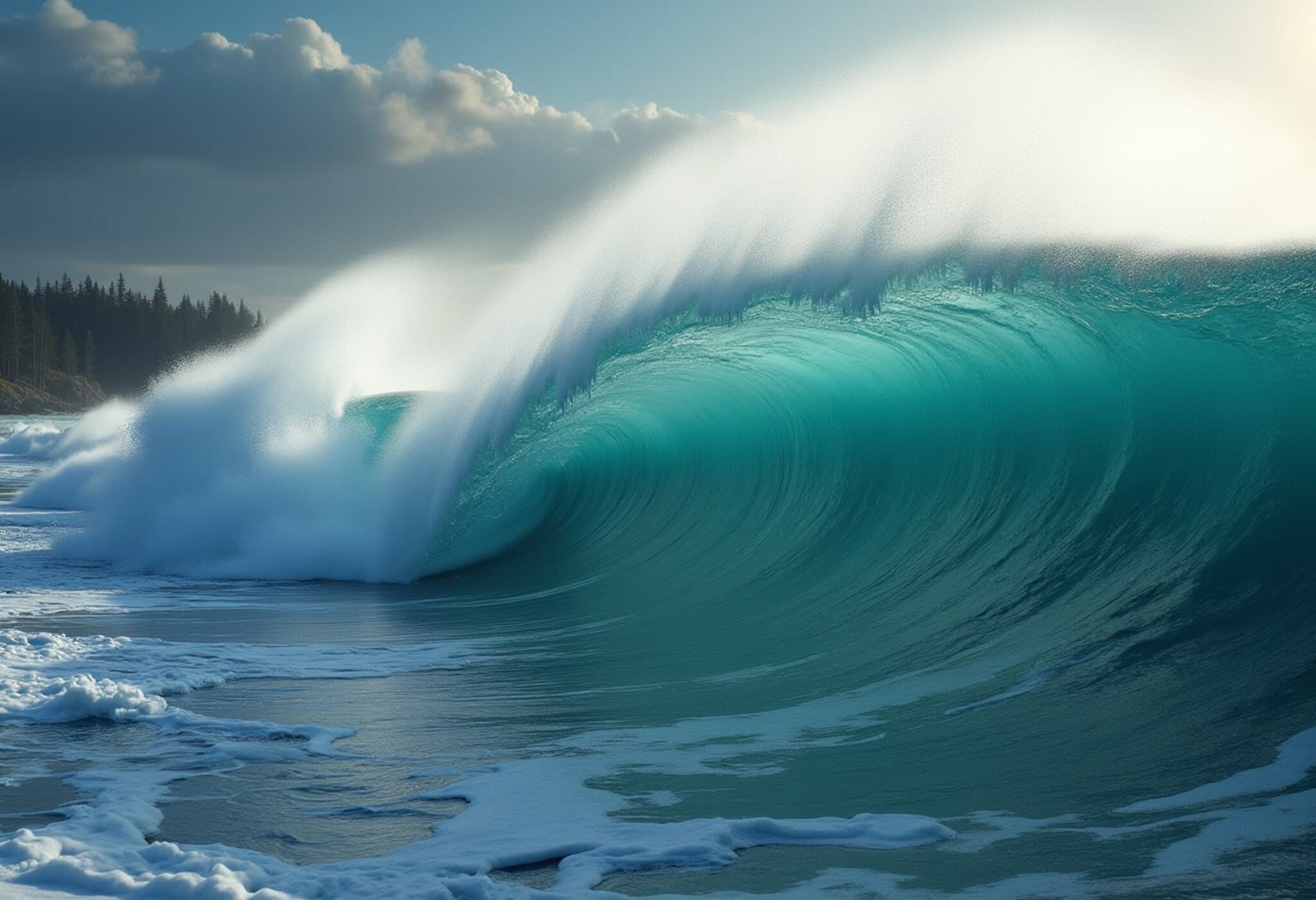 Mega-Tsunami Alert: Is a 1,000-Foot Wave Threatening the US Pacific Coast? Mega-Tsunami Alert: Is a 1,000-Foot Wave Threatening the US Pacific Coast?