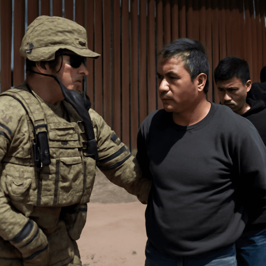 US Troops Detain Migrants in Military Zones Along US-Mexico Border US Troops Detain Migrants in Military Zones Along US-Mexico Border