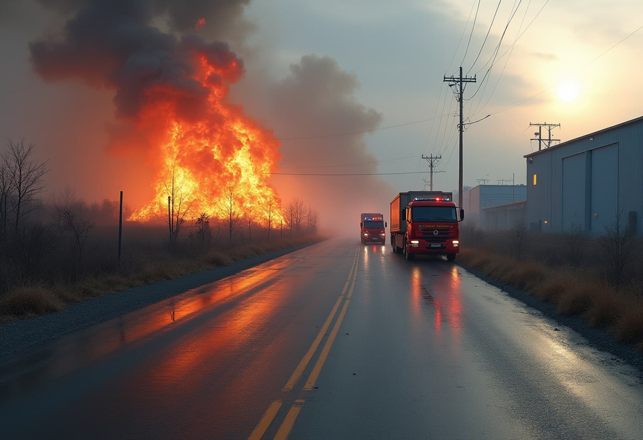 Hazardous Nitric Acid Leak Sparks Evacuations in Vinton County, Ohio Hazardous Nitric Acid Leak Sparks Evacuations in Vinton County, Ohio