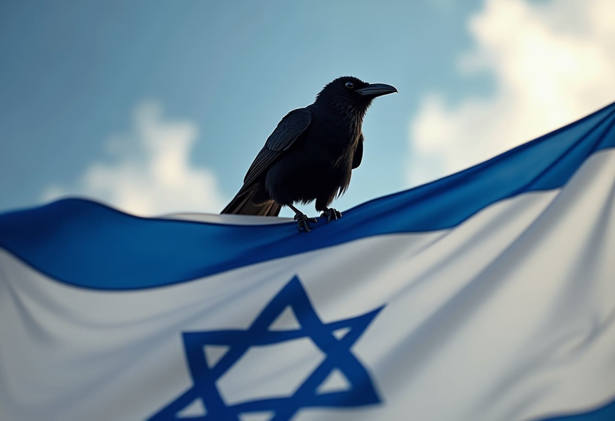 Viral Video Shows Raven Removing Israeli Flag Amid Rising Middle East Tensions Viral Video Shows Raven Removing Israeli Flag Amid Rising Middle East Tensions