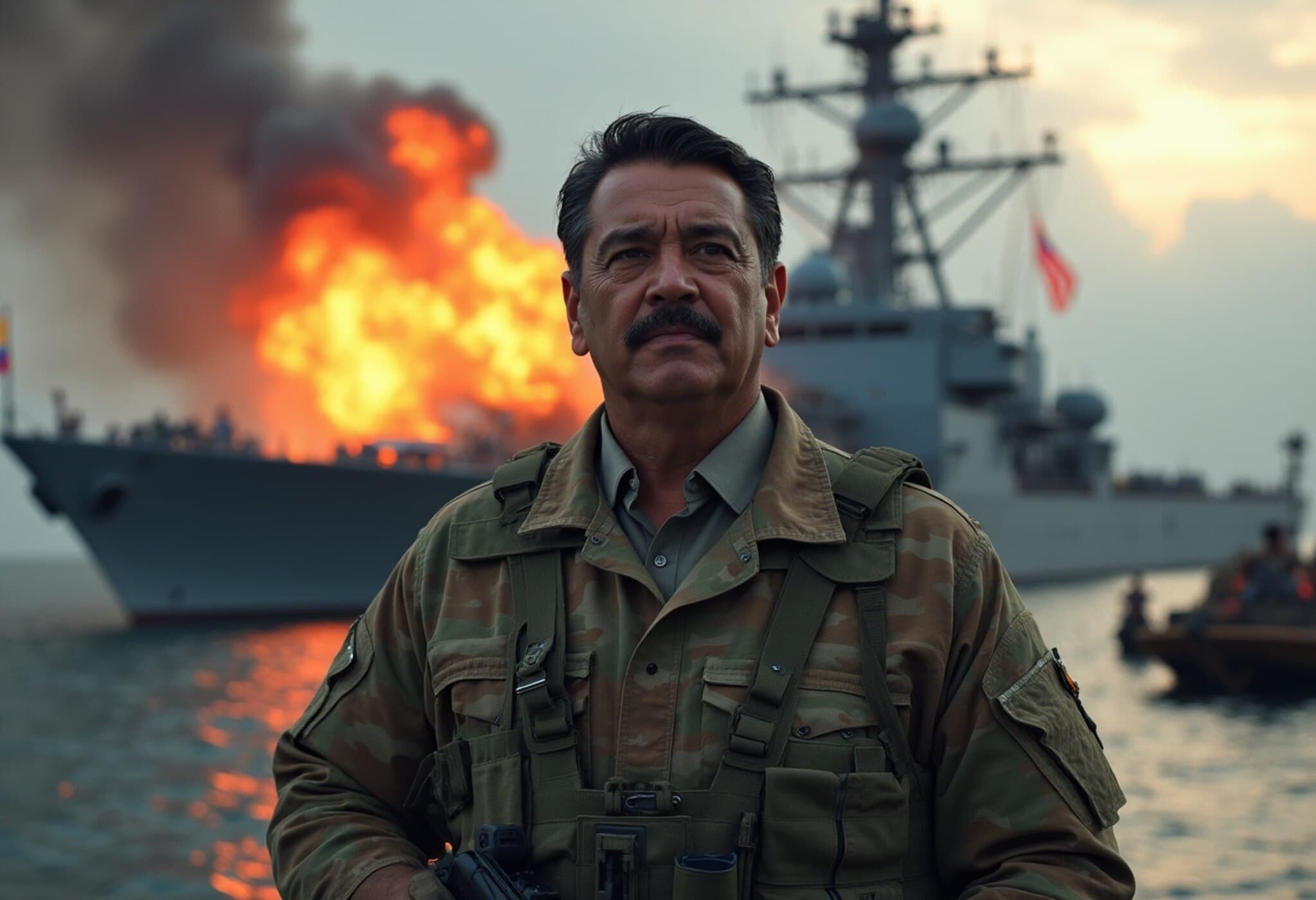 Maduro Warns of Bloodshed as U.S. Military Buildup Near Venezuela Raises Tensions Maduro Warns of Bloodshed as U.S. Military Buildup Near Venezuela Raises Tensions