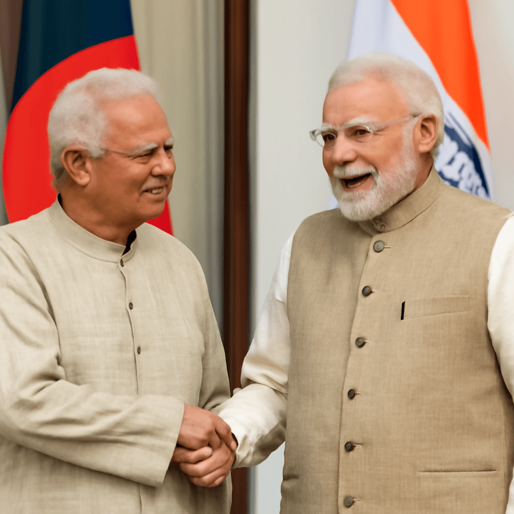 Bangladesh's Muhammad Yunus Sends Warm Eid Greetings to PM Modi Bangladesh's Muhammad Yunus Sends Warm Eid Greetings to PM Modi